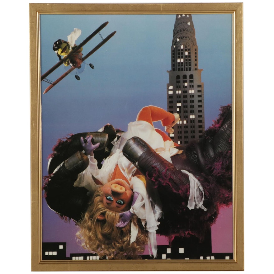 "King King" Parody Offset Lithograph From "Miss Piggy's Poster Book," 1986