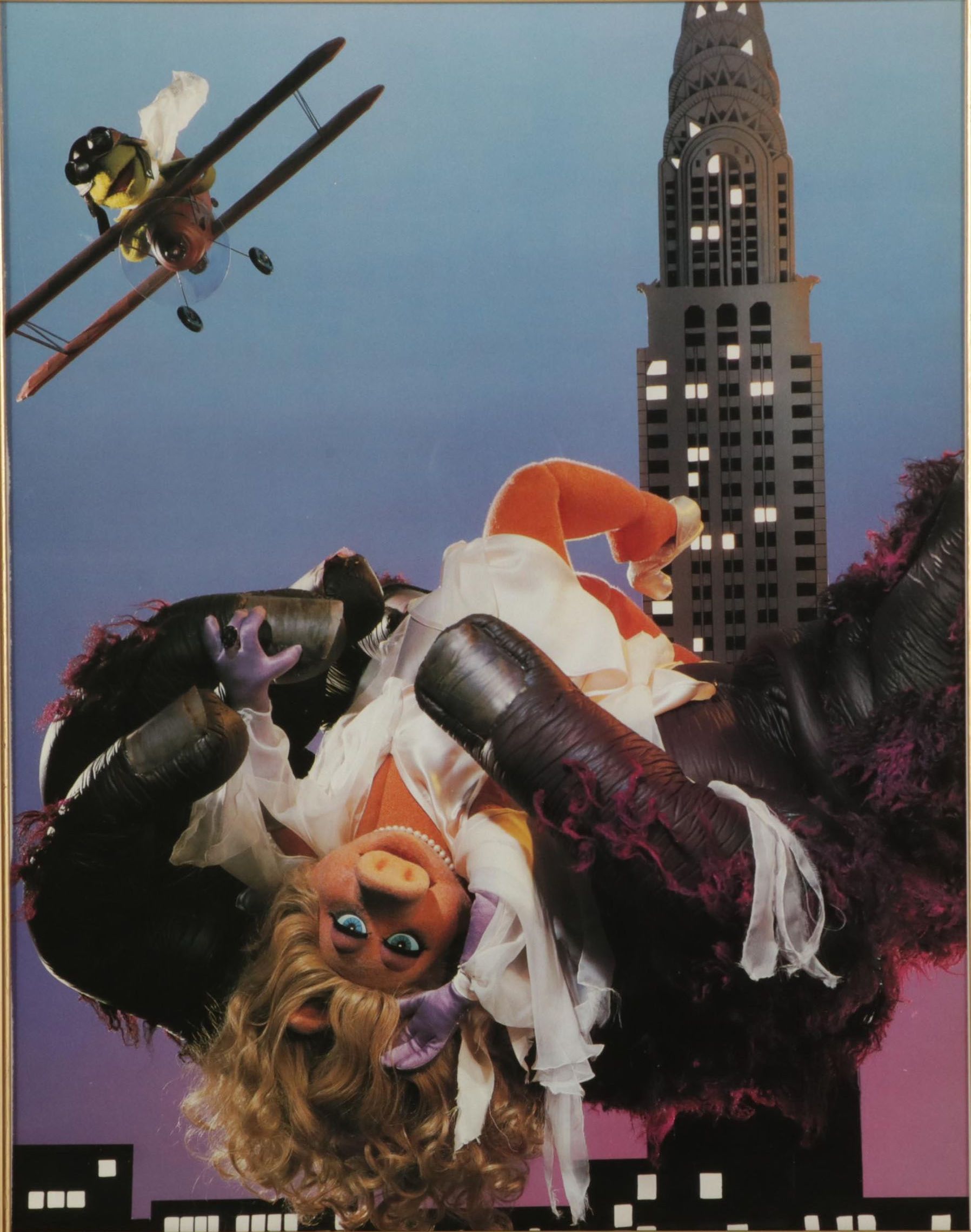 "King King" Parody Offset Lithograph From "Miss Piggy's Poster Book," 1986