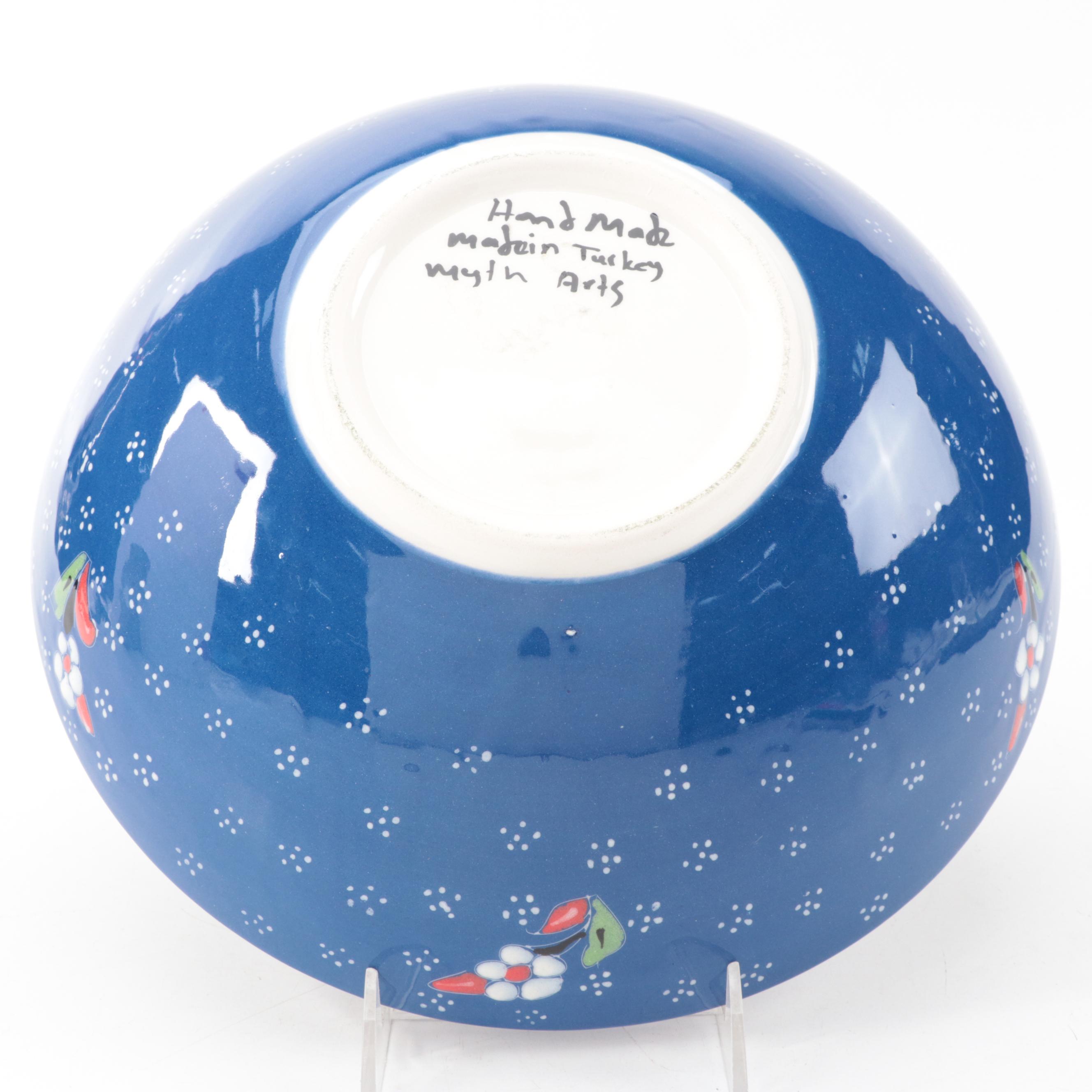 Myth Arts Turkish Majolica Bowl