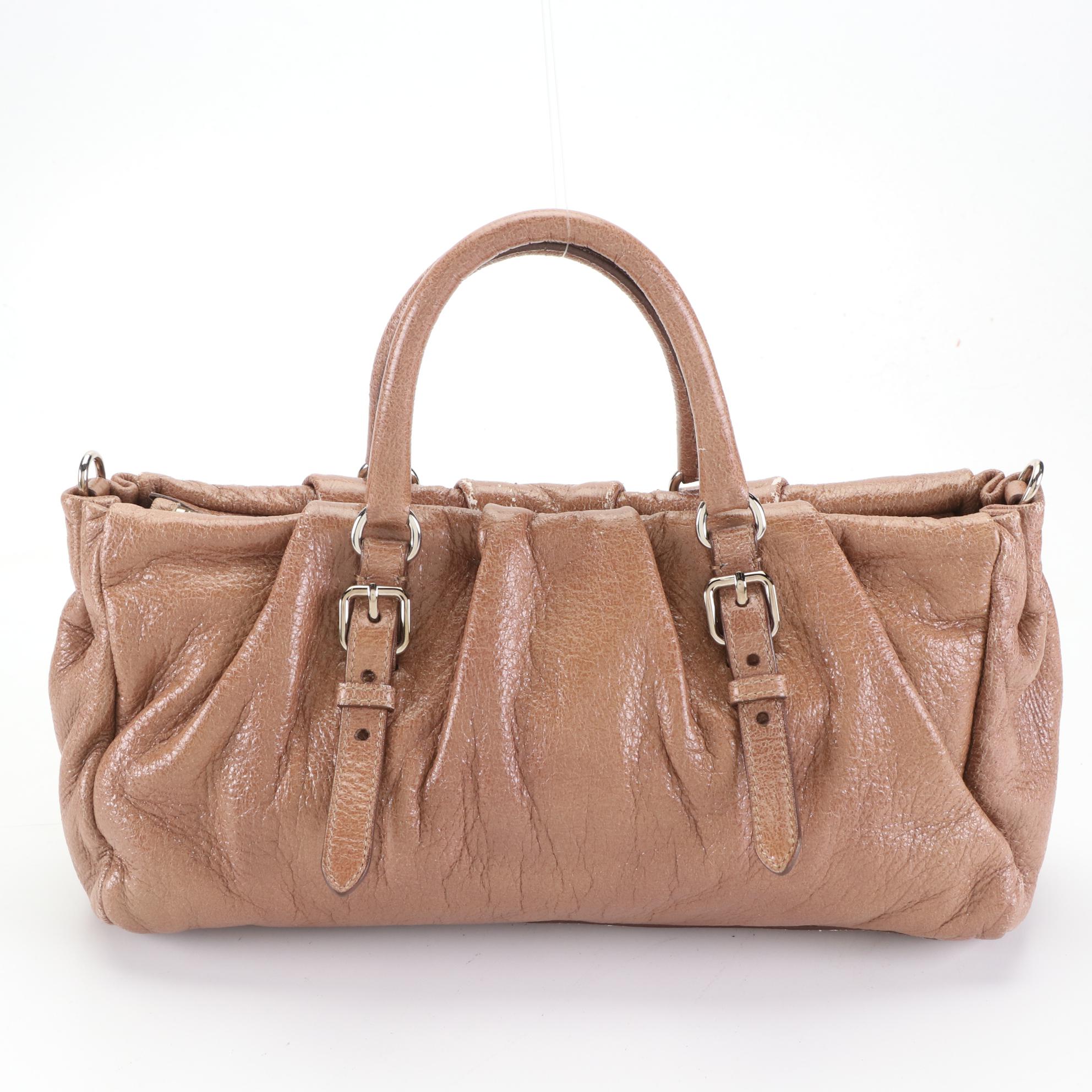Prada Two-Way Bag BN1602 in Cervo Lux Leather