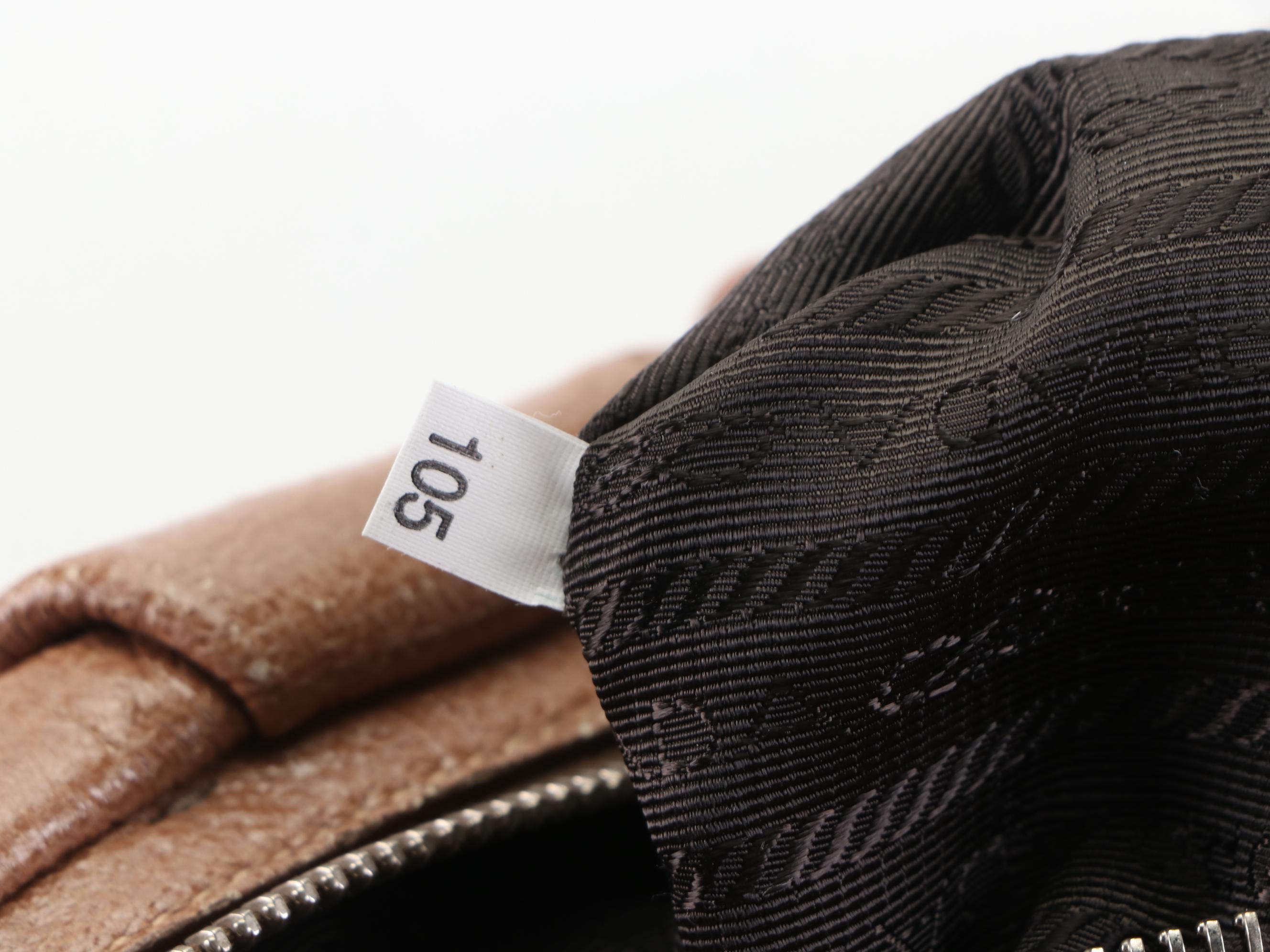 Prada Two-Way Bag BN1602 in Cervo Lux Leather