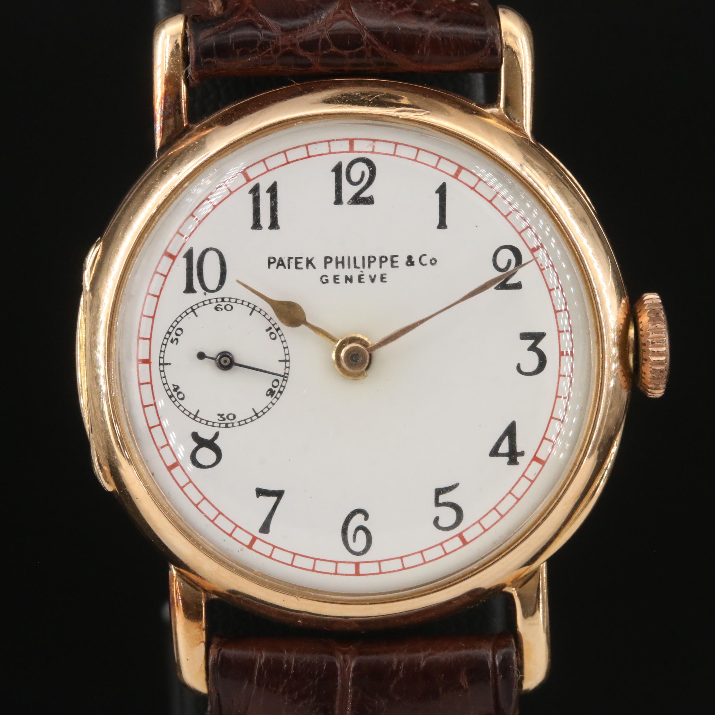 18K Patek Philippe & Co. Pocket Watch Conversion Watch