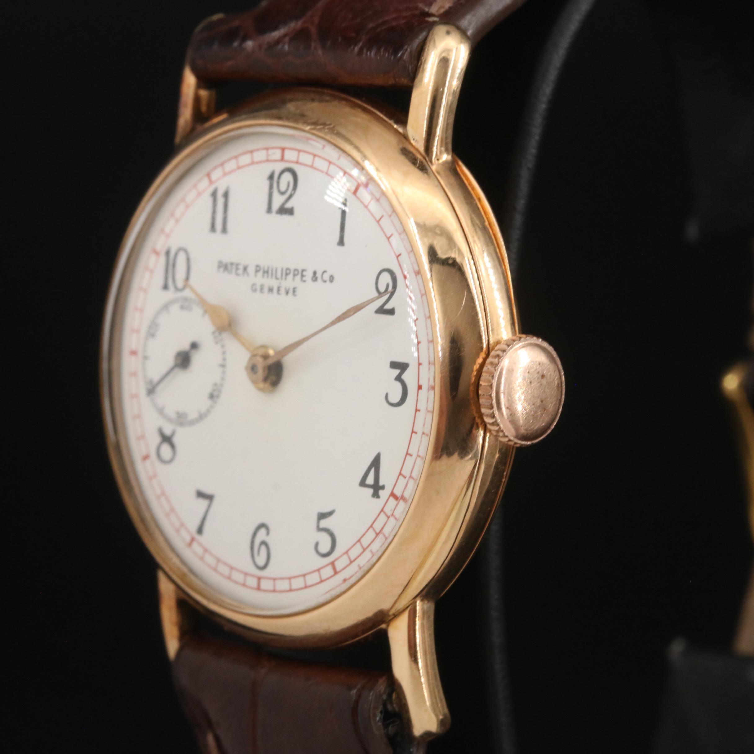 18K Patek Philippe & Co. Pocket Watch Conversion Watch