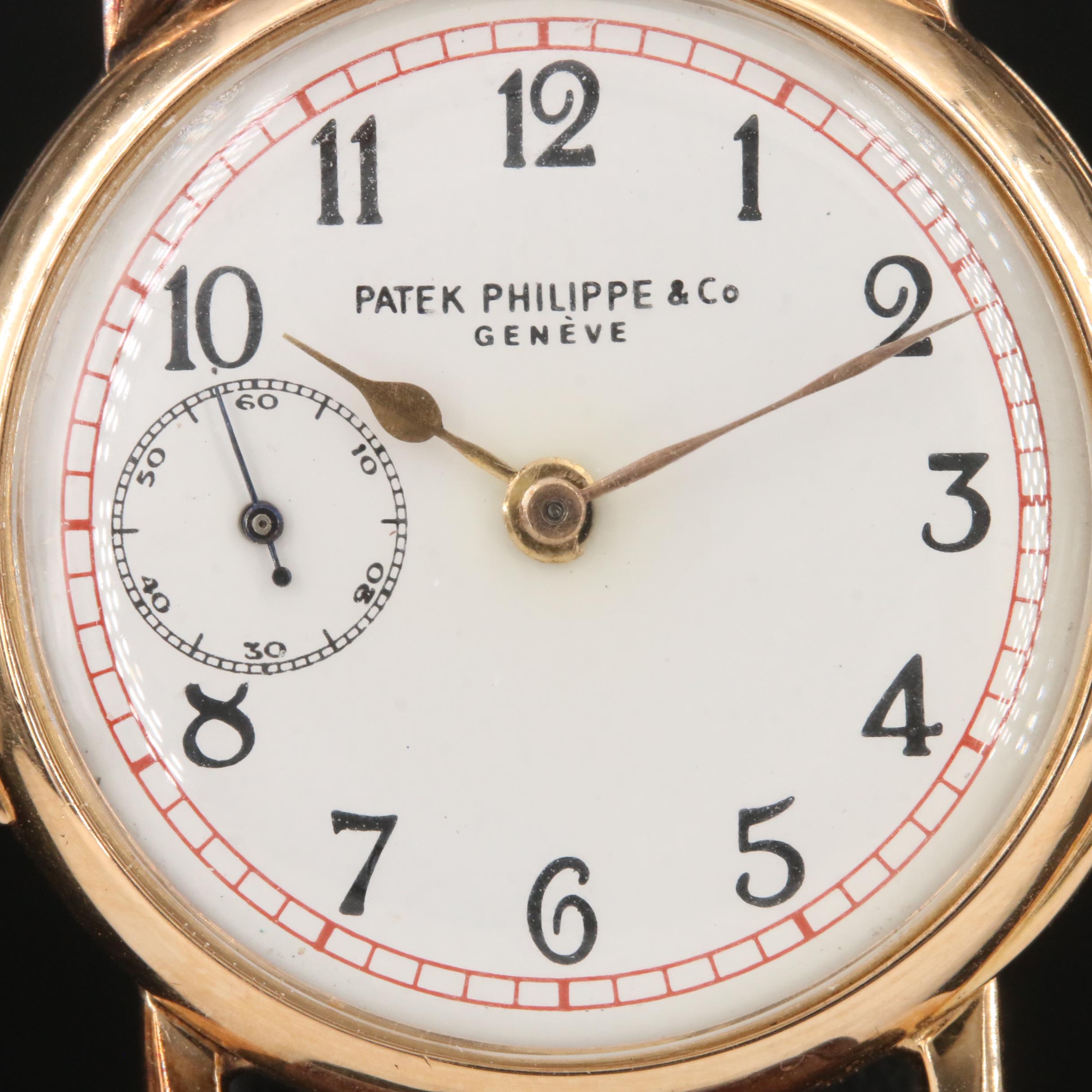 18K Patek Philippe & Co. Pocket Watch Conversion Watch