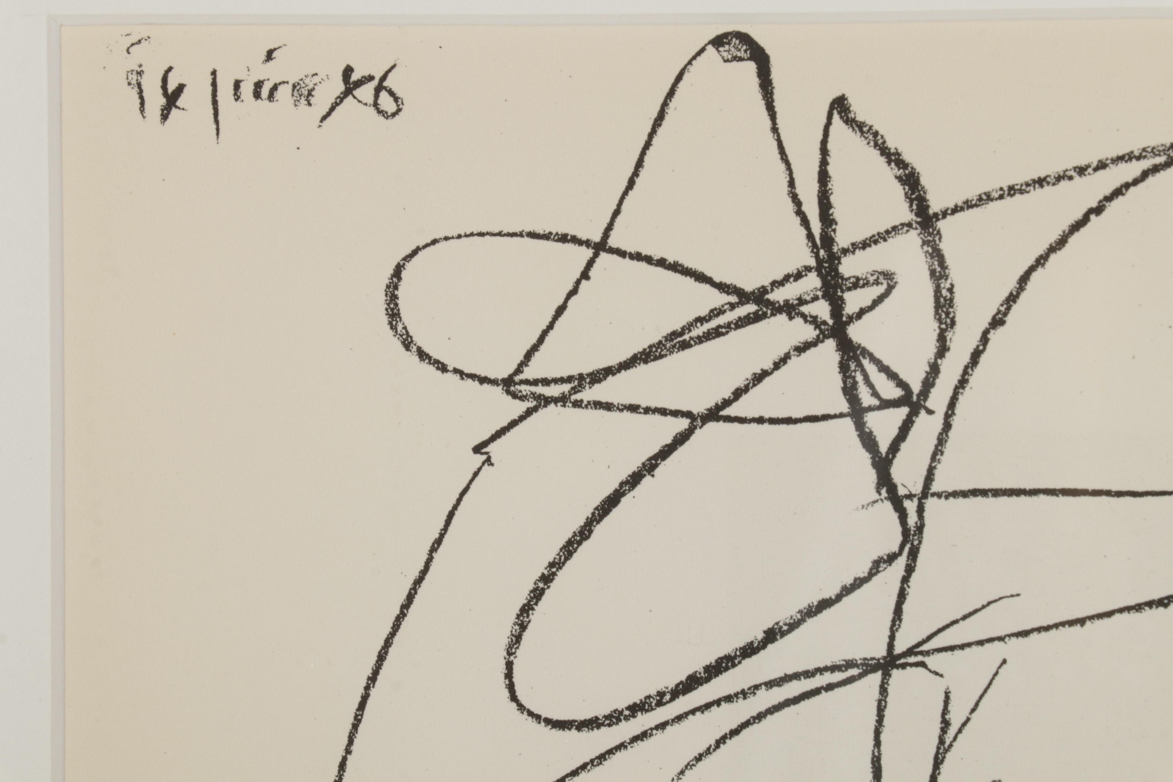 Lithograph After Pablo Picasso "Françoise au nœud dans les cheveux," 1959