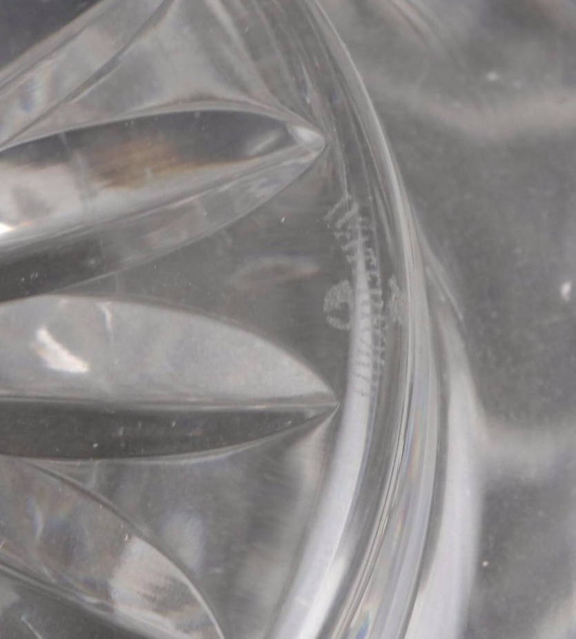 Waterford "Cecily" Crystal Rose Bowl with Other Crystal Bouquet Vase