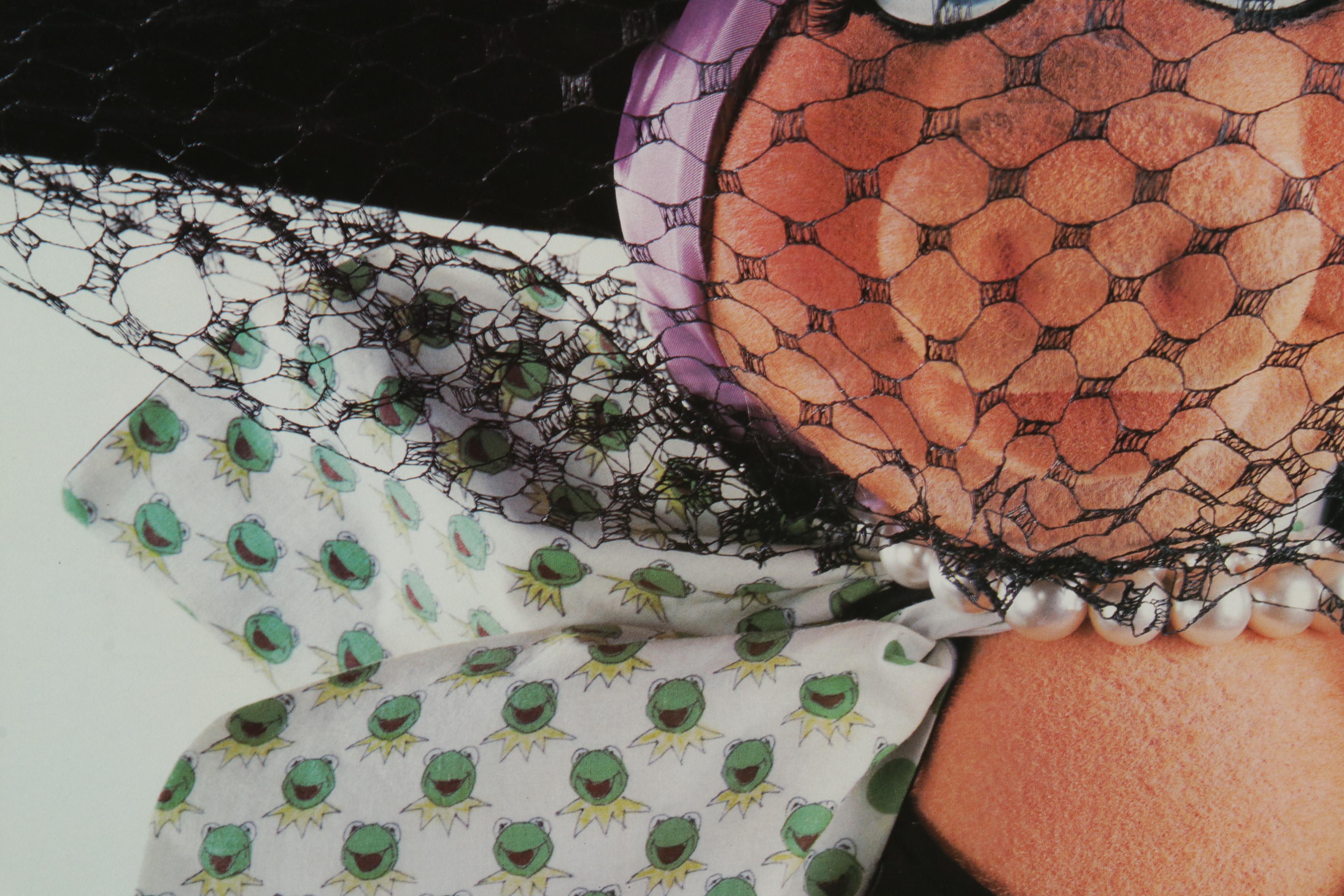 Offset Lithograph of Miss Piggy Cover Girl From "Miss Piggy's Poster Book," 1986