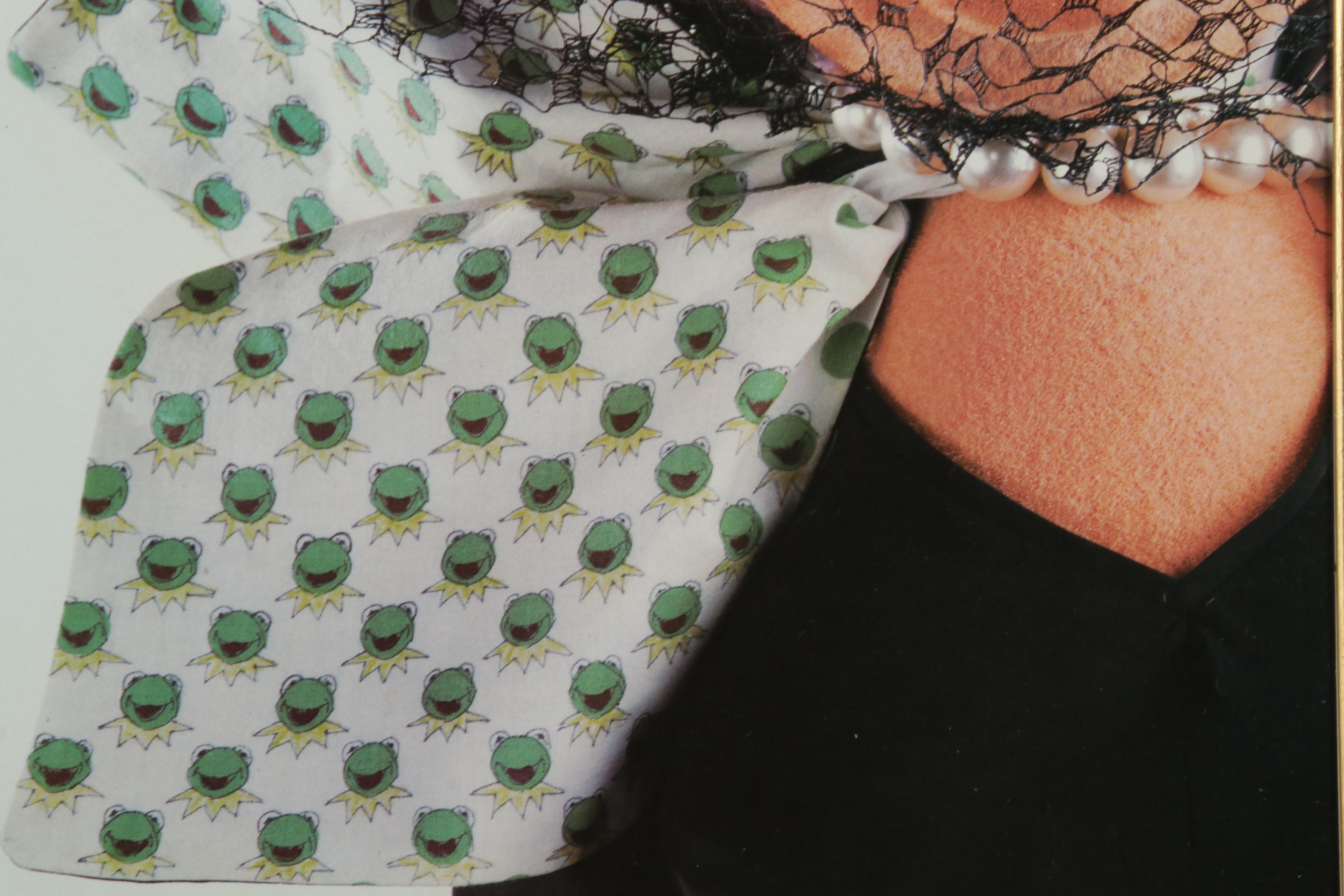 Offset Lithograph of Miss Piggy Cover Girl From "Miss Piggy's Poster Book," 1986