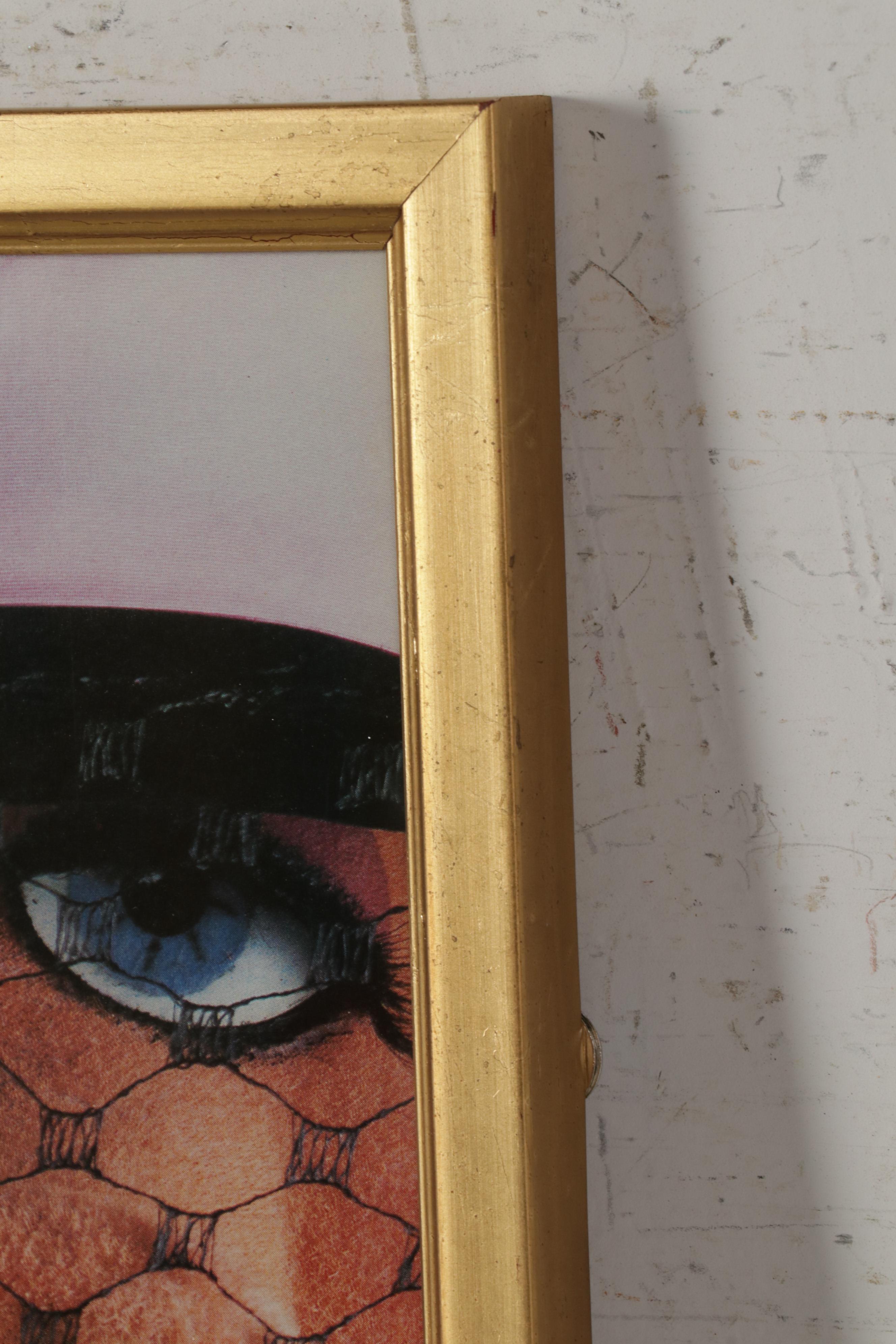 Offset Lithograph of Miss Piggy Cover Girl From "Miss Piggy's Poster Book," 1986