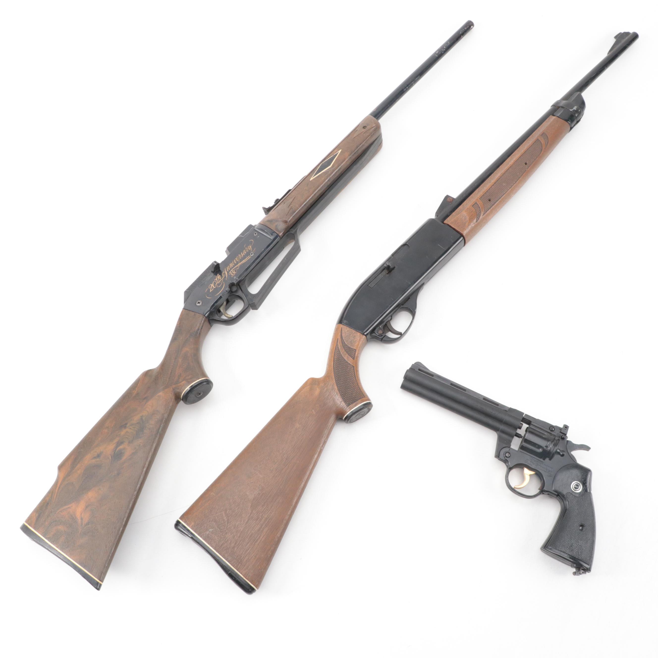 Crosman 357 Pellet Gun, 766 BB Gun and Daisy Powerline 880 Air Rifle BB Gun