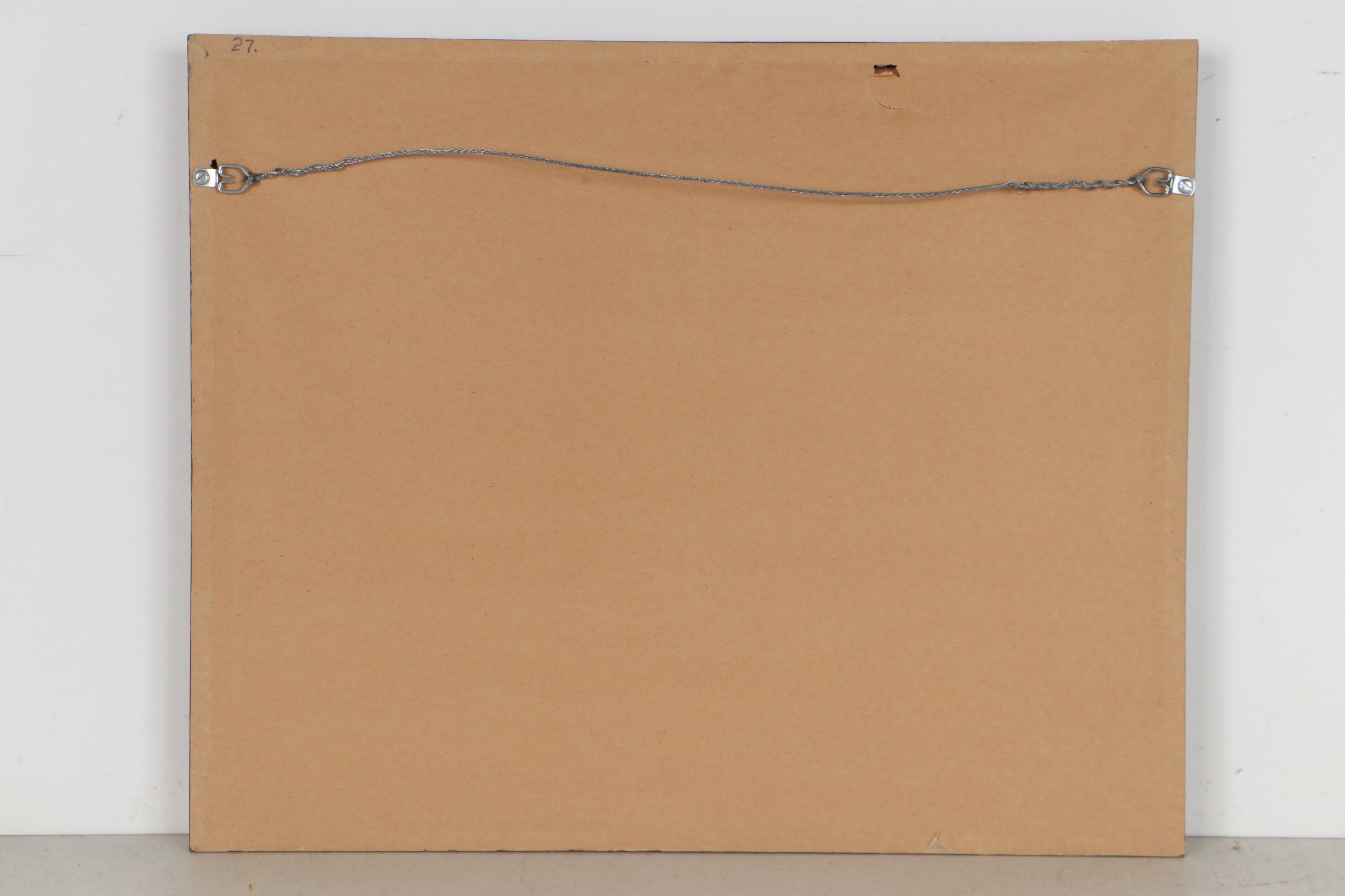 Walter Sorge Watercolor Painting "Falling Angels," 1992