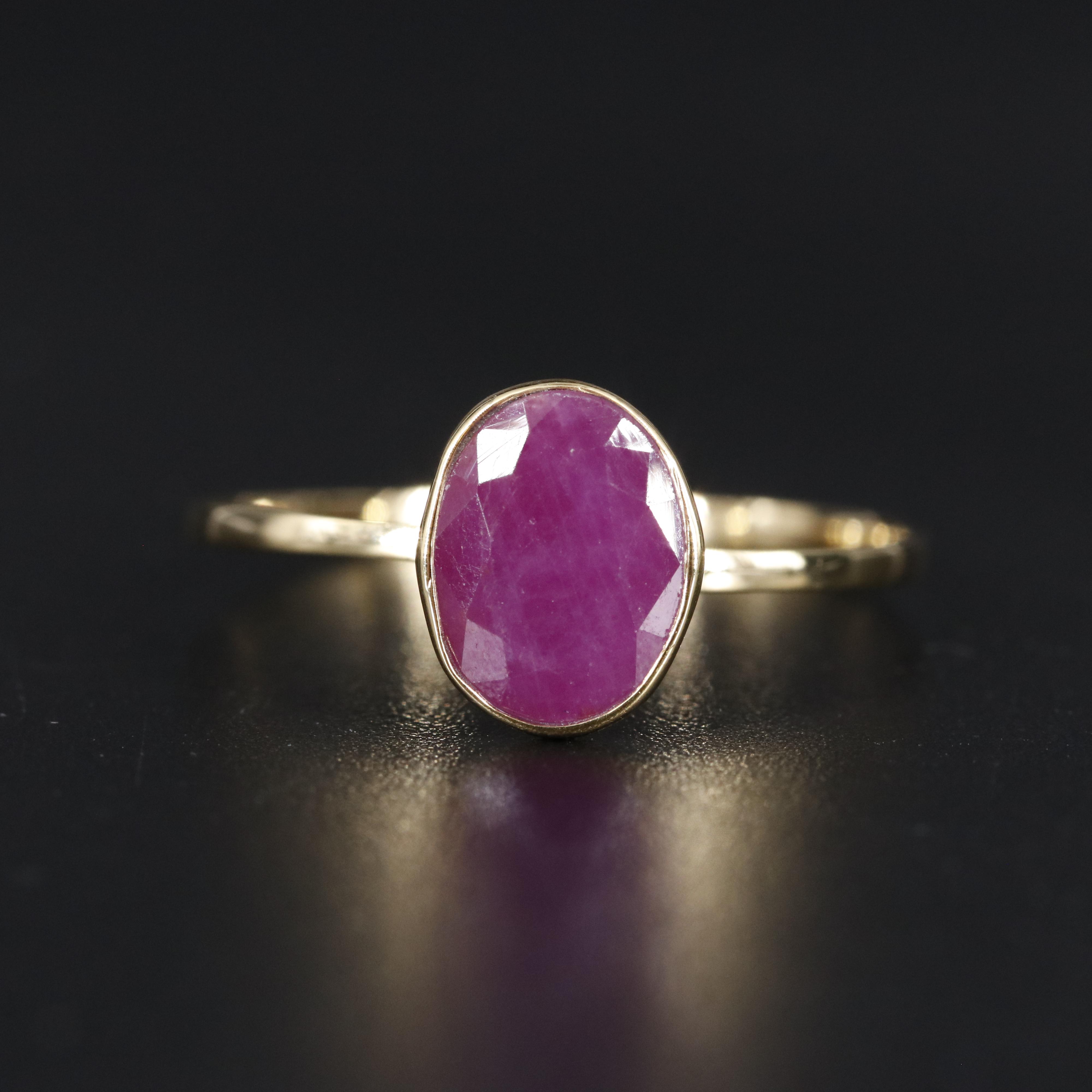 14K Ruby Ring