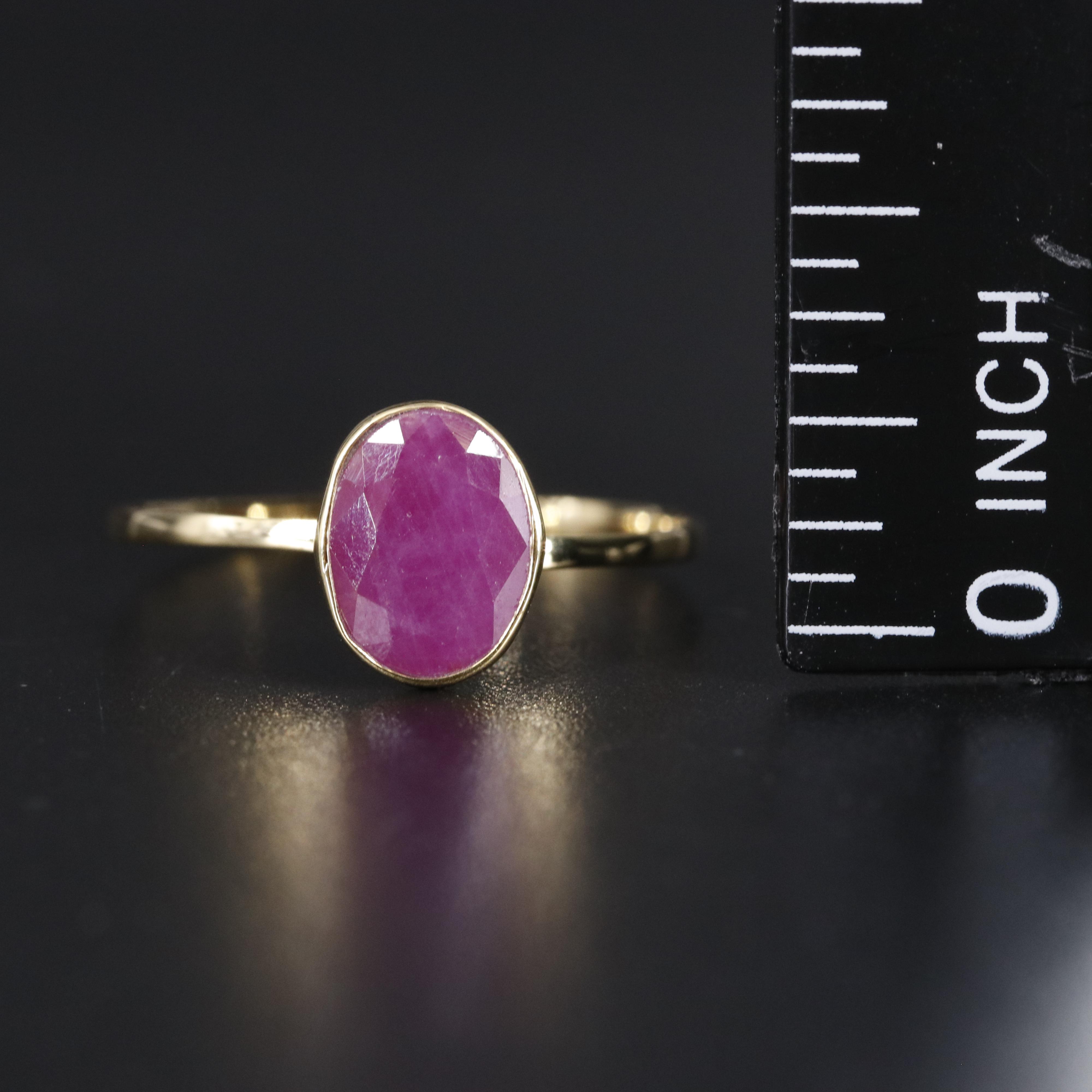 14K Ruby Ring