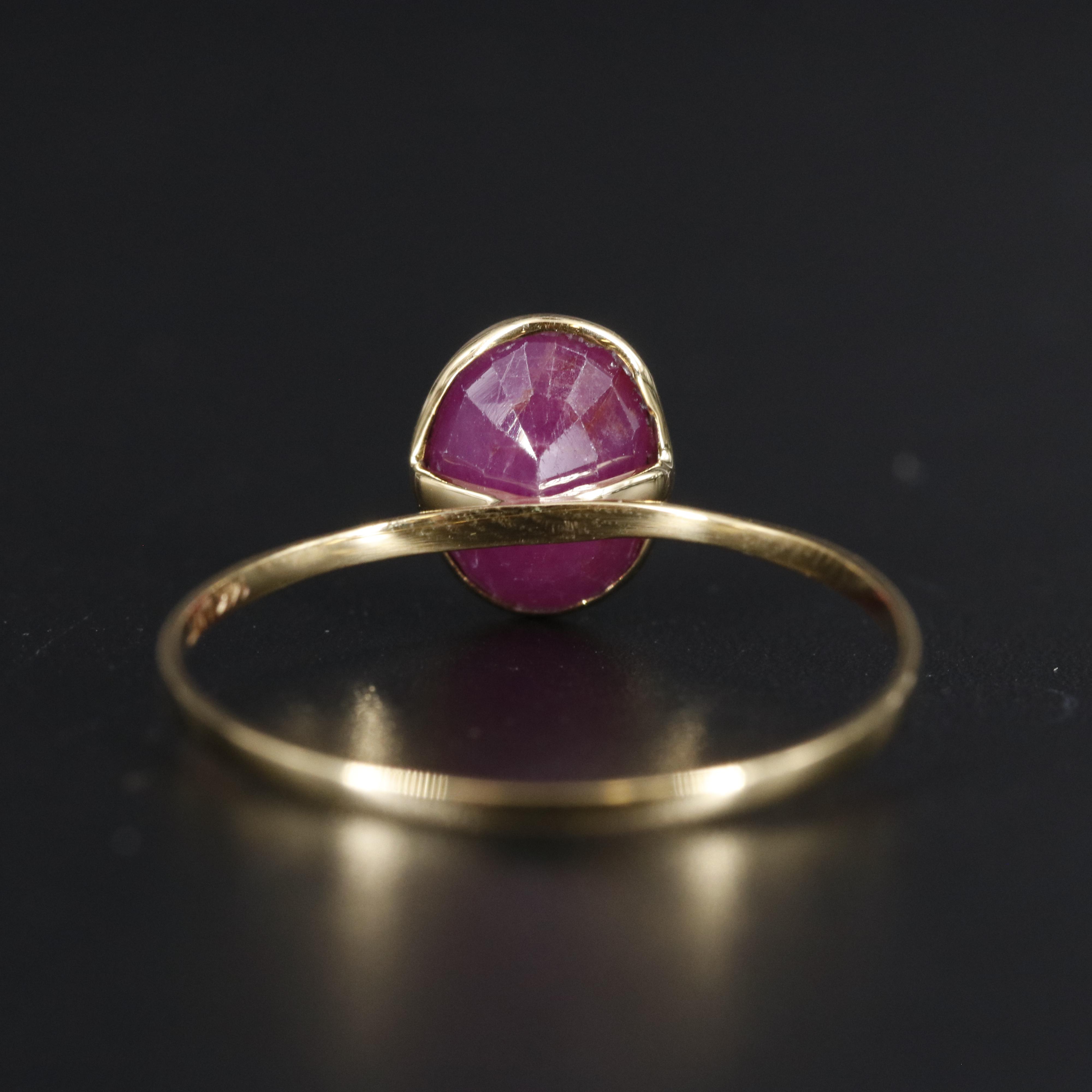 14K Ruby Ring