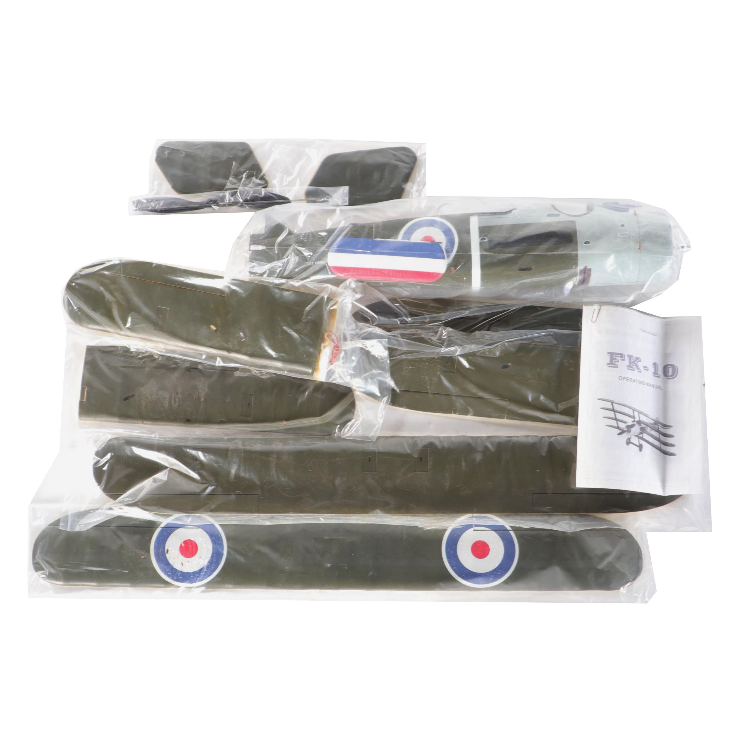 Armstrong Whitworth FK-10 Model Airplane Kit with Instruction Manual in Box