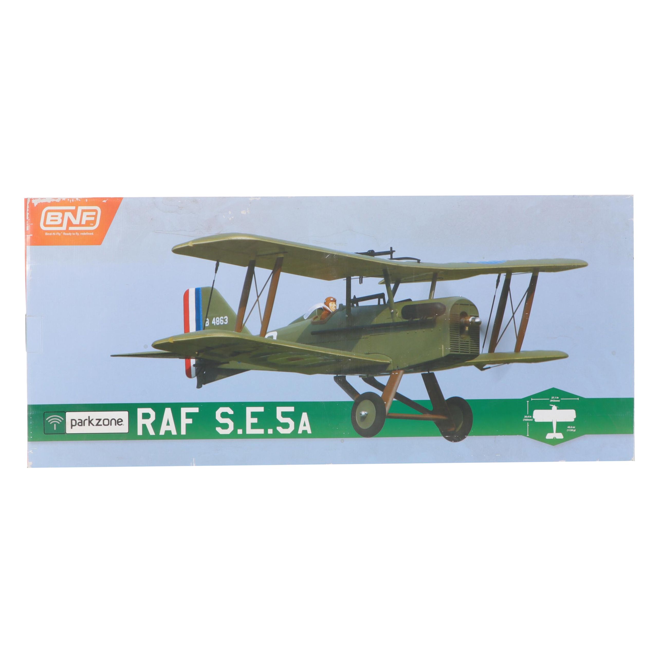 Parkzone Royal Aircraft Factory S.E.5A Electric Remote-Control Model Plane Kit