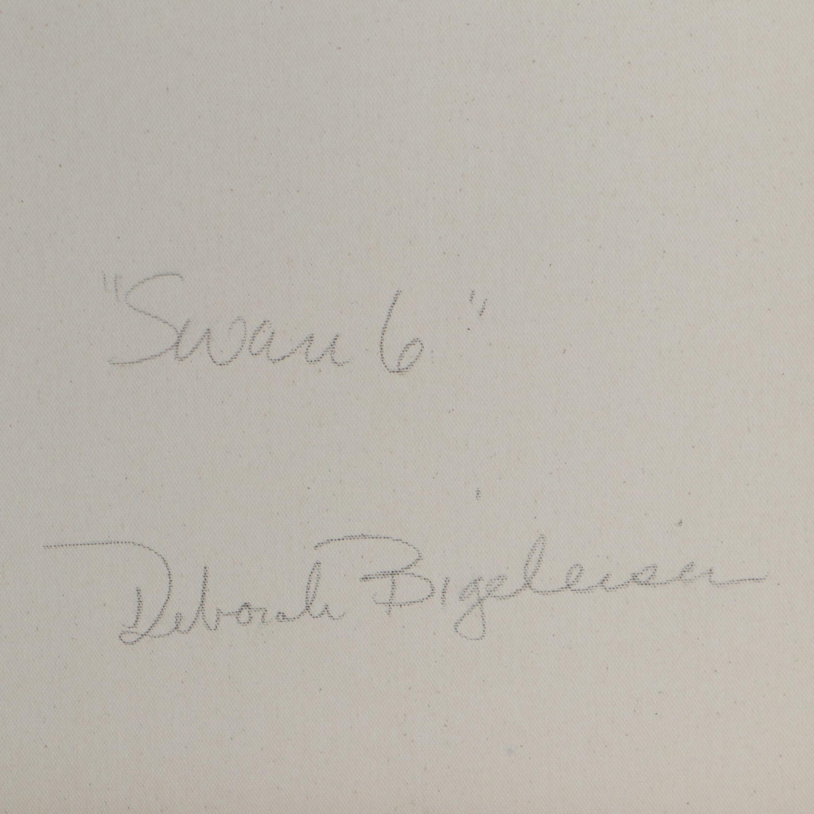 Deborah Bigeleisen Giclée "Swan 6," 21st Century