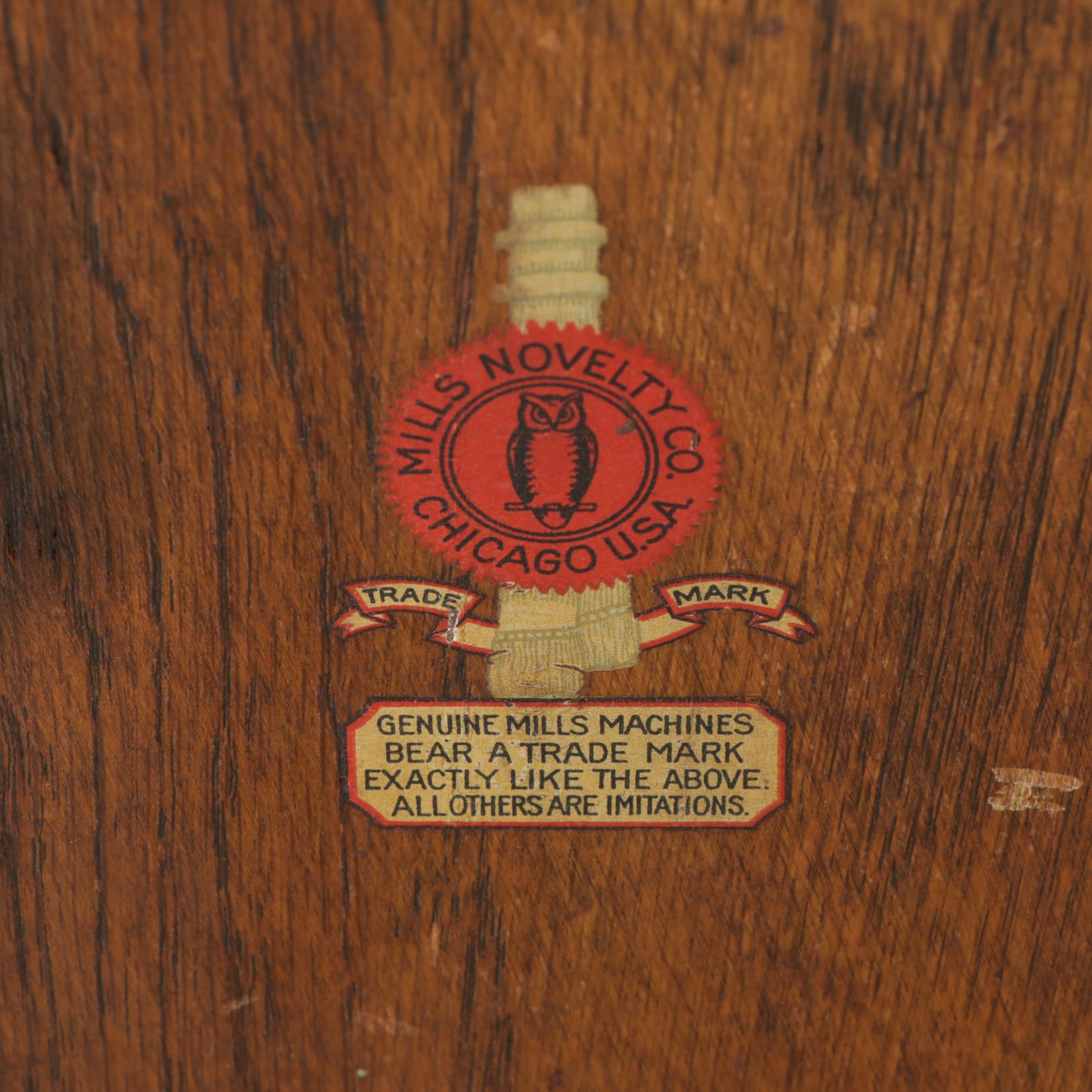 Mills Novelty Co. Liberty Bell Coin Slot Machine Candy Dispenser, Circa 1910