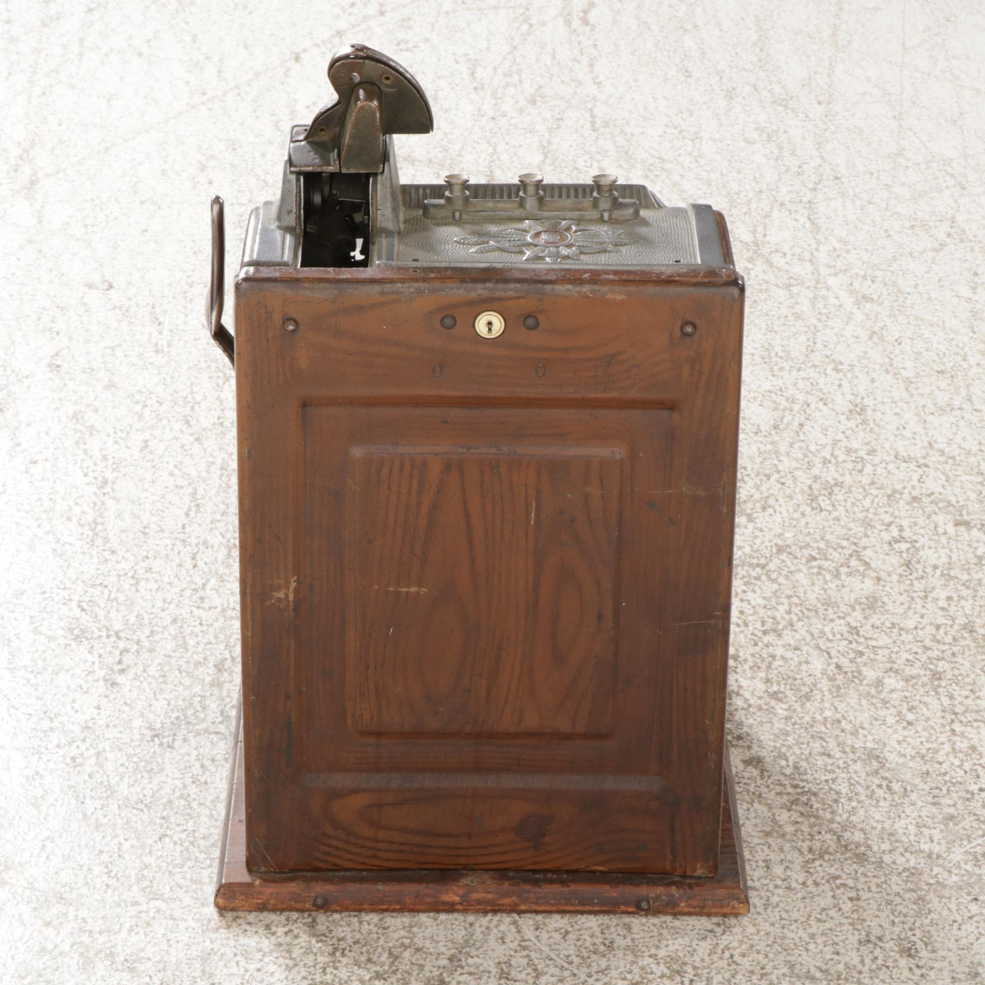 Mills Novelty Co. Liberty Bell Coin Slot Machine Candy Dispenser, Circa 1910