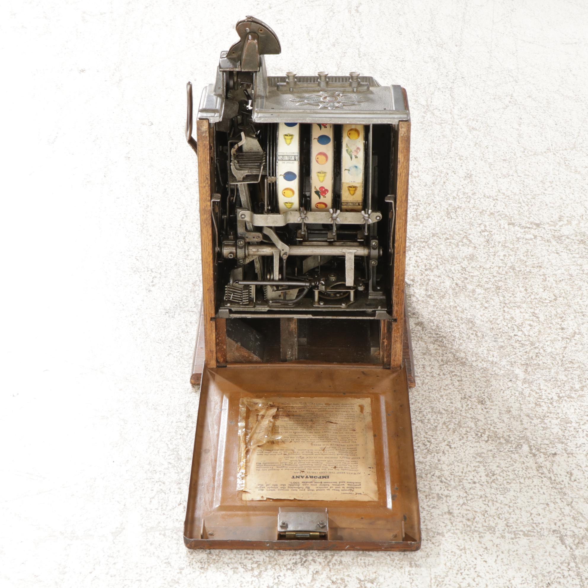 Mills Novelty Co. Liberty Bell Coin Slot Machine Candy Dispenser, Circa 1910