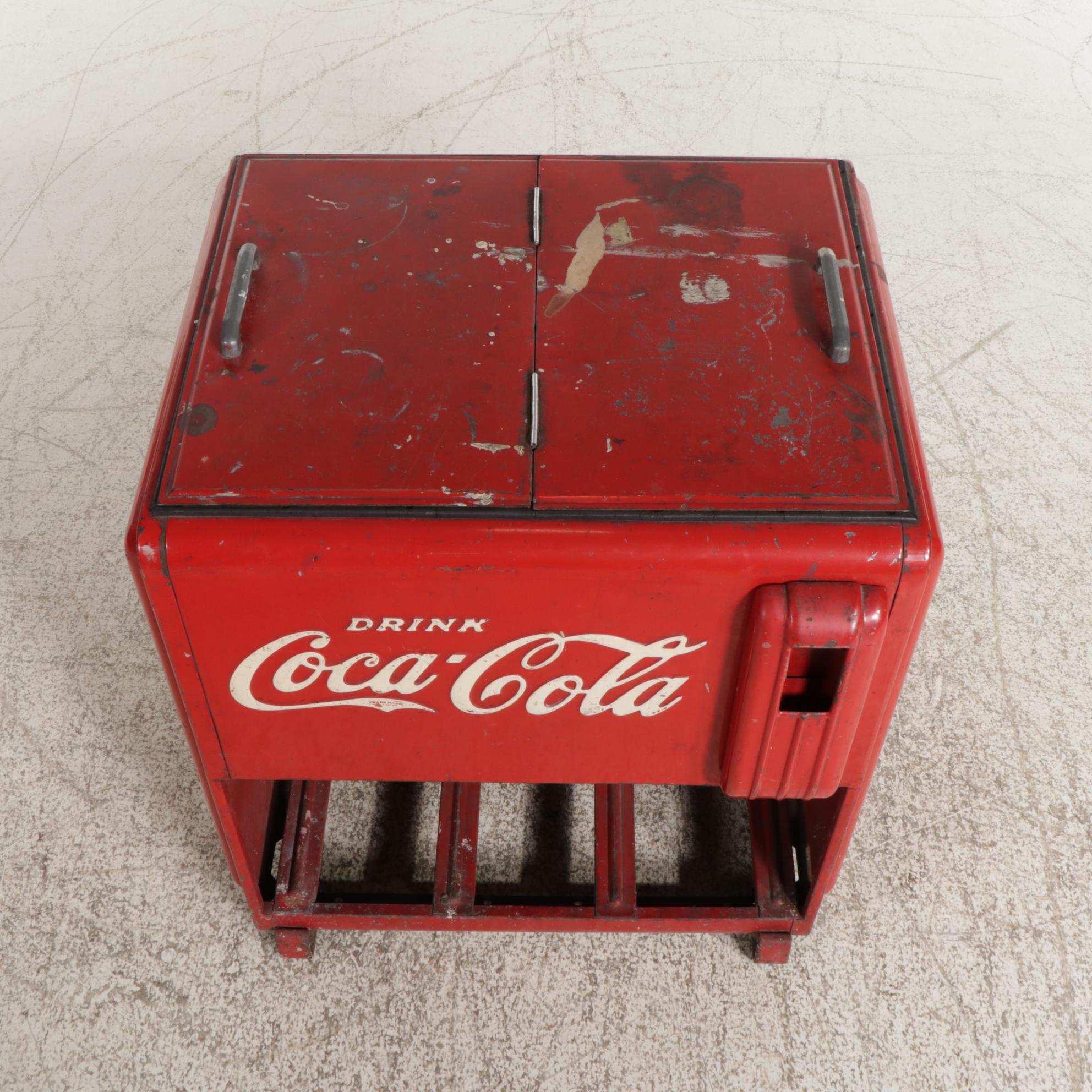 Coca-Cola Ice Chest, Mid-20th Century
