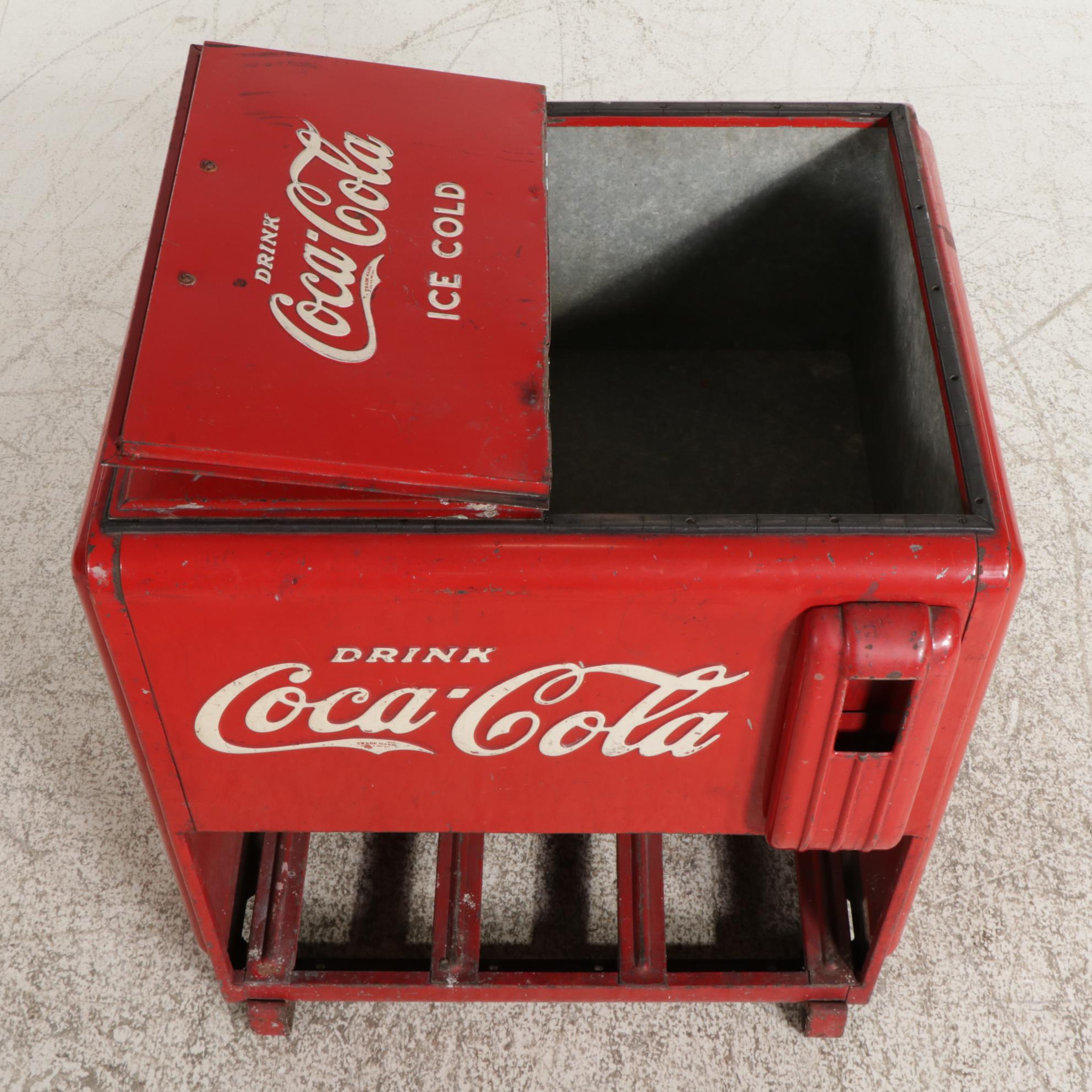 Coca-Cola Ice Chest, Mid-20th Century