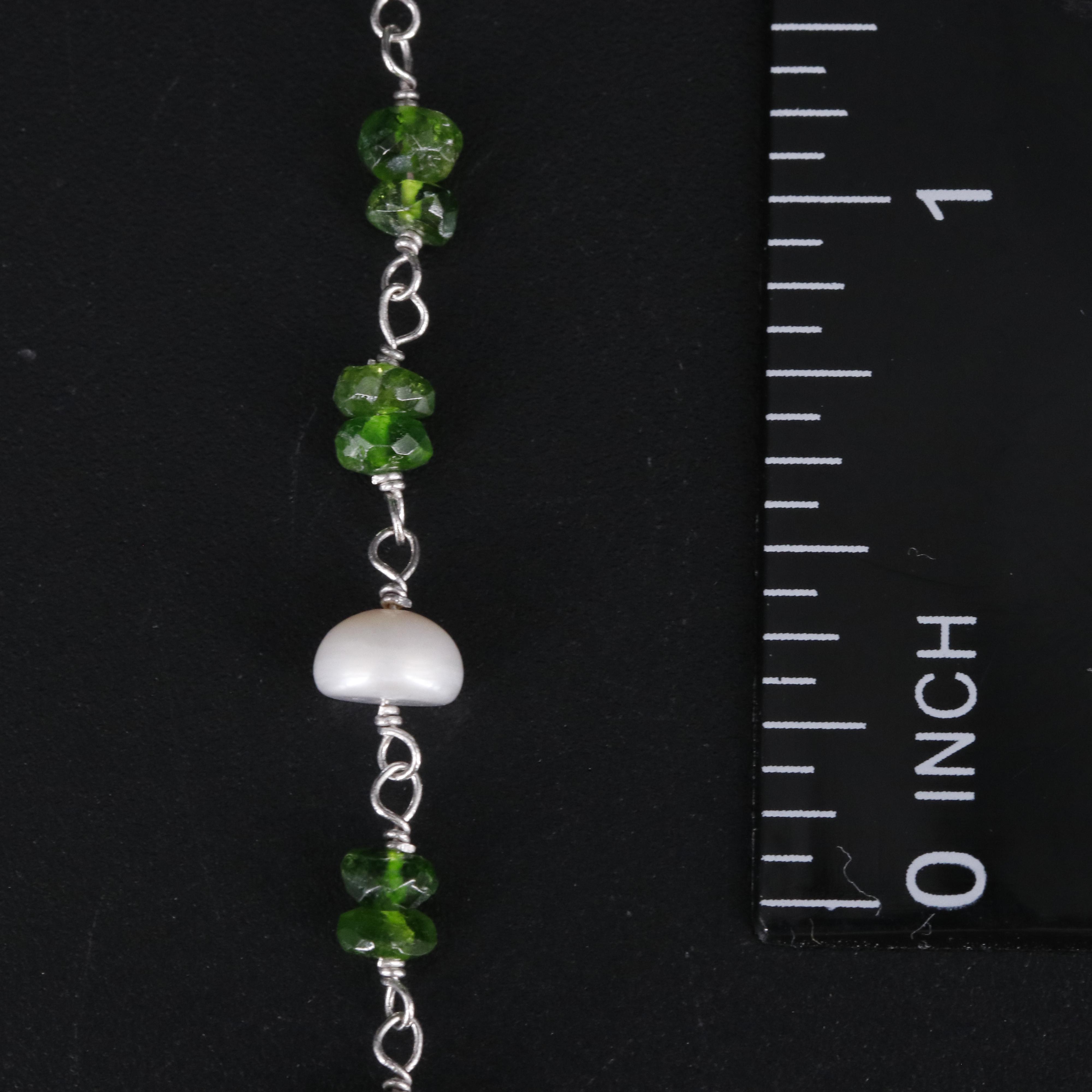 Sterling Gemstone Bracelet