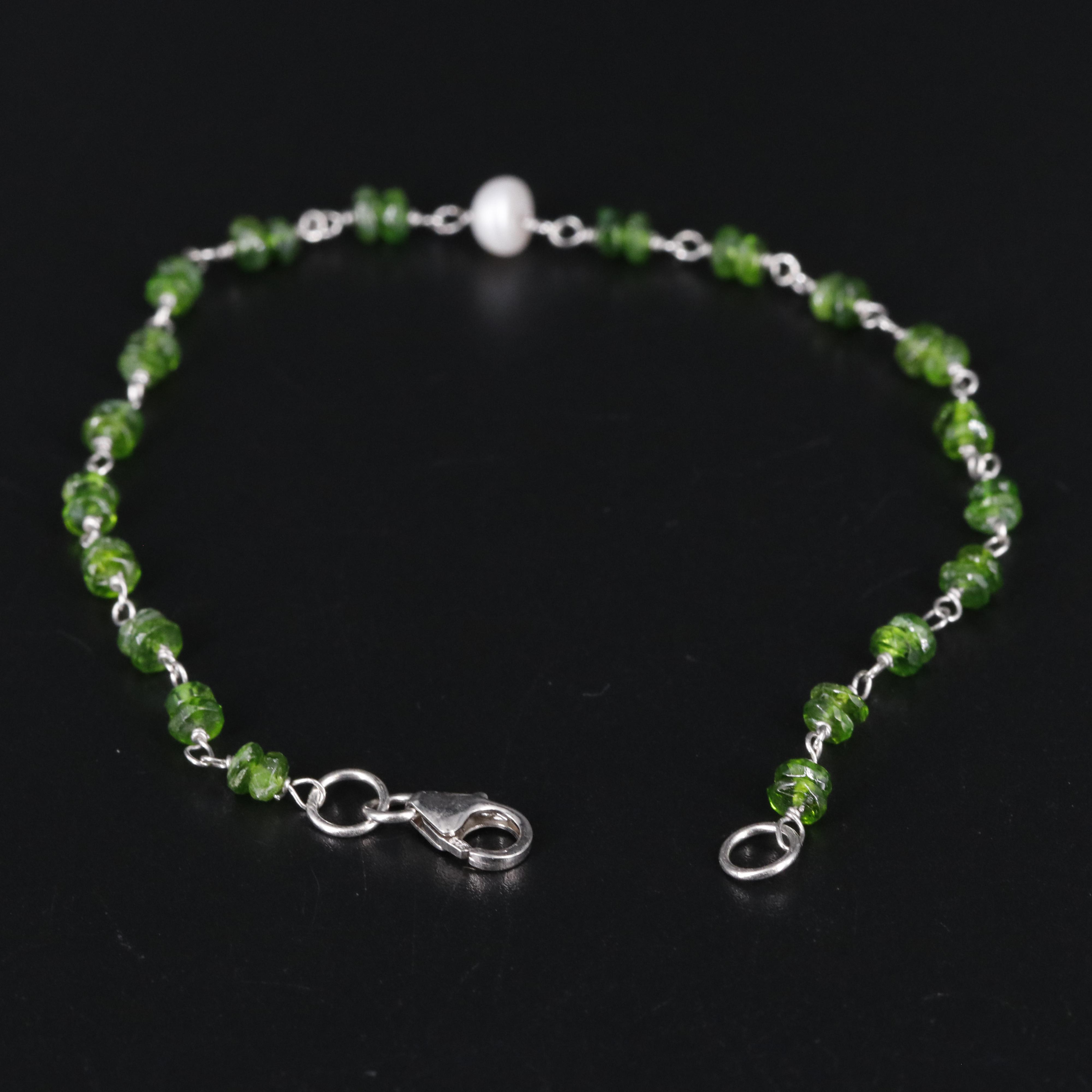 Sterling Gemstone Bracelet