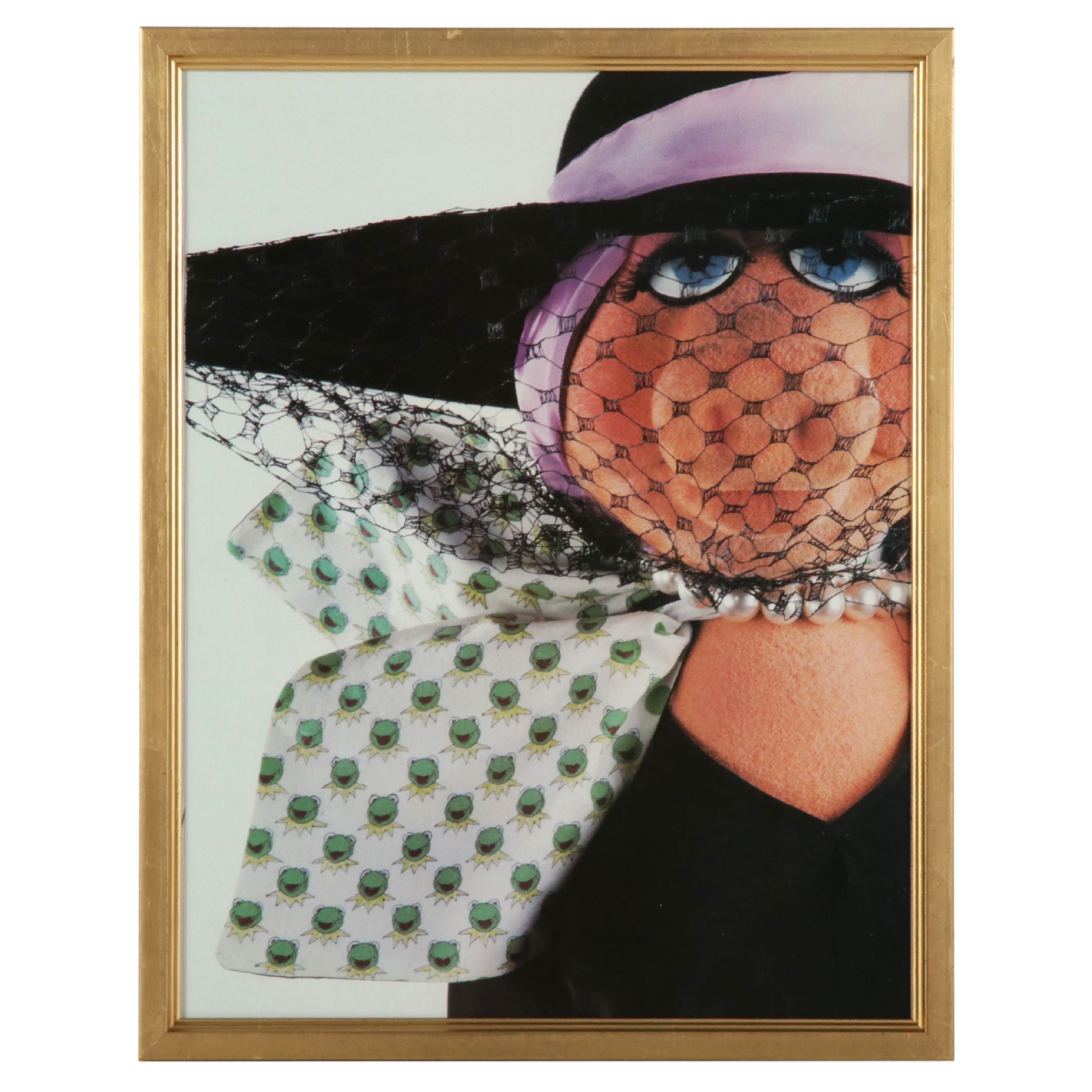 Offset Lithograph of Miss Piggy Cover Girl From "Miss Piggy's Poster Book," 1986