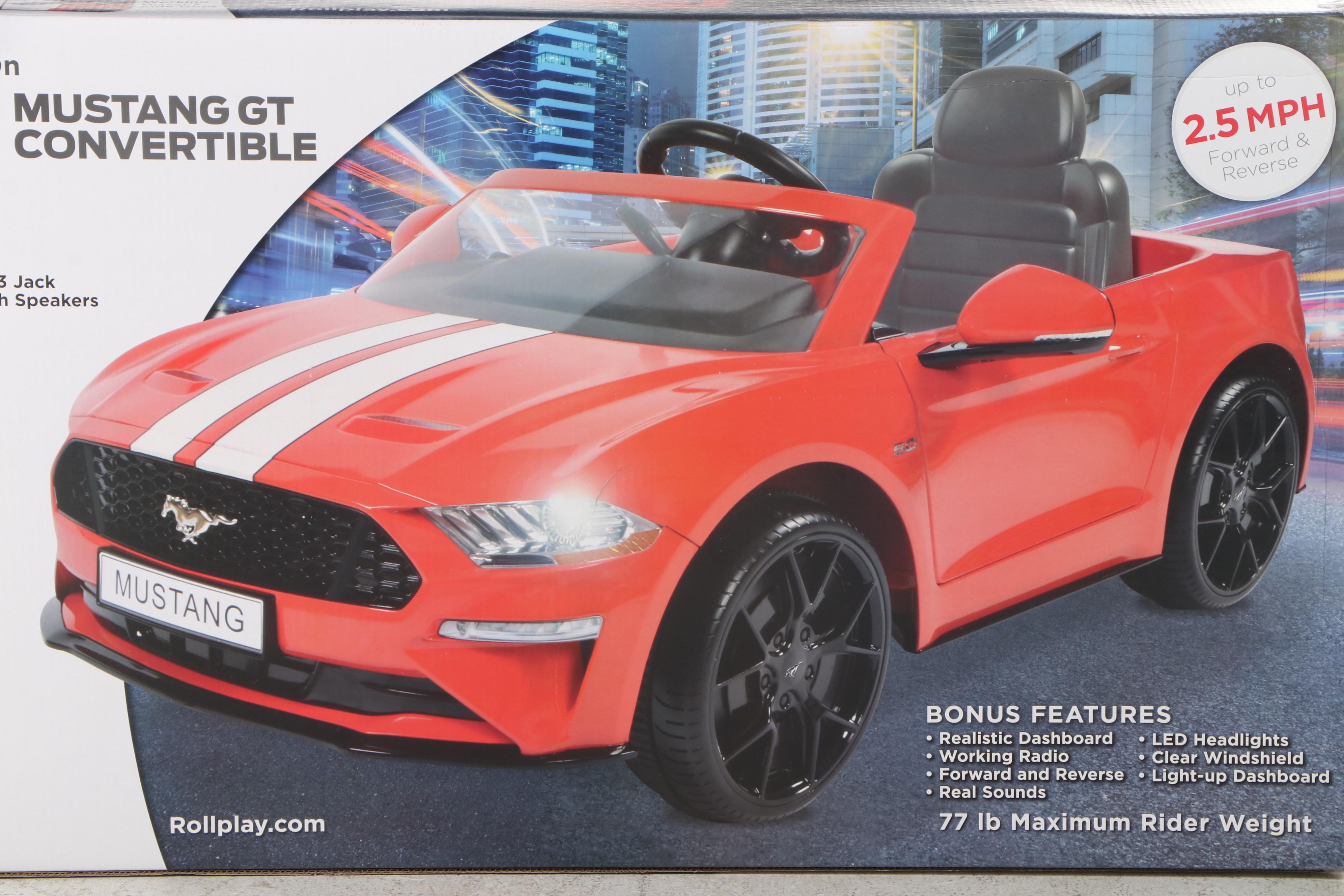 Rollplay Ford Mustang GT Convertible 6V Ride-On Toy