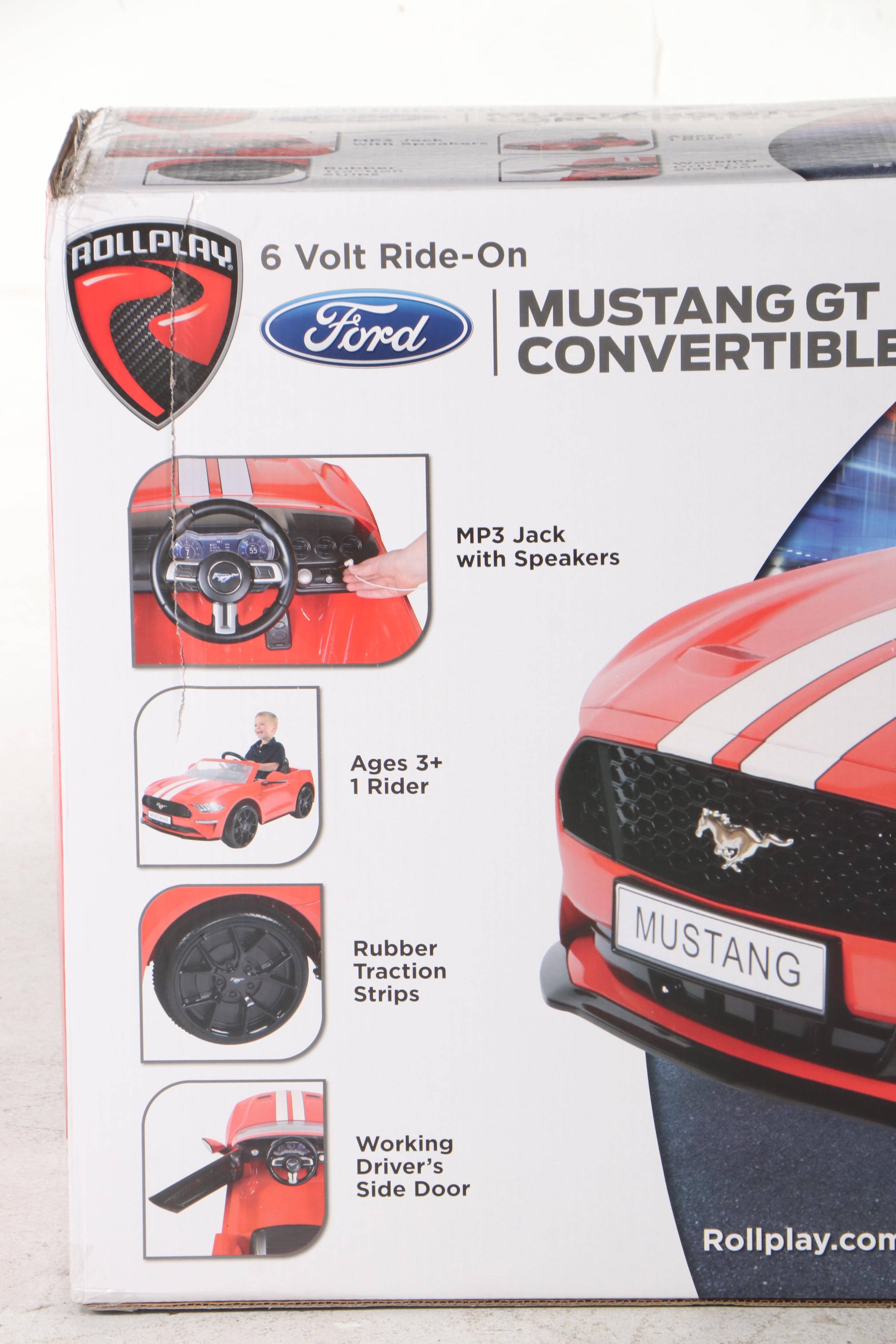 Rollplay Ford Mustang GT Convertible 6V Ride-On Toy