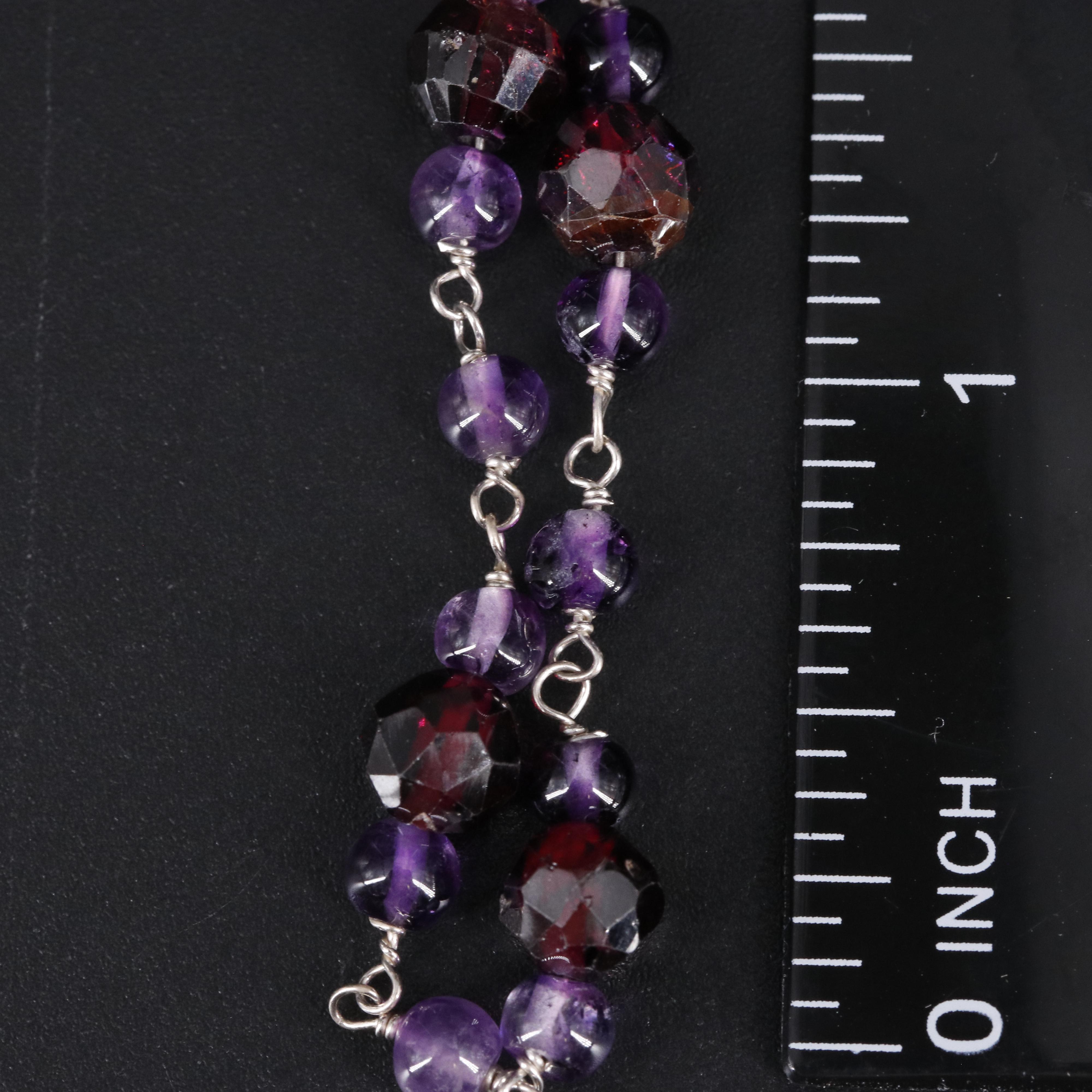 Sterling Silver Gemstone Bracelet