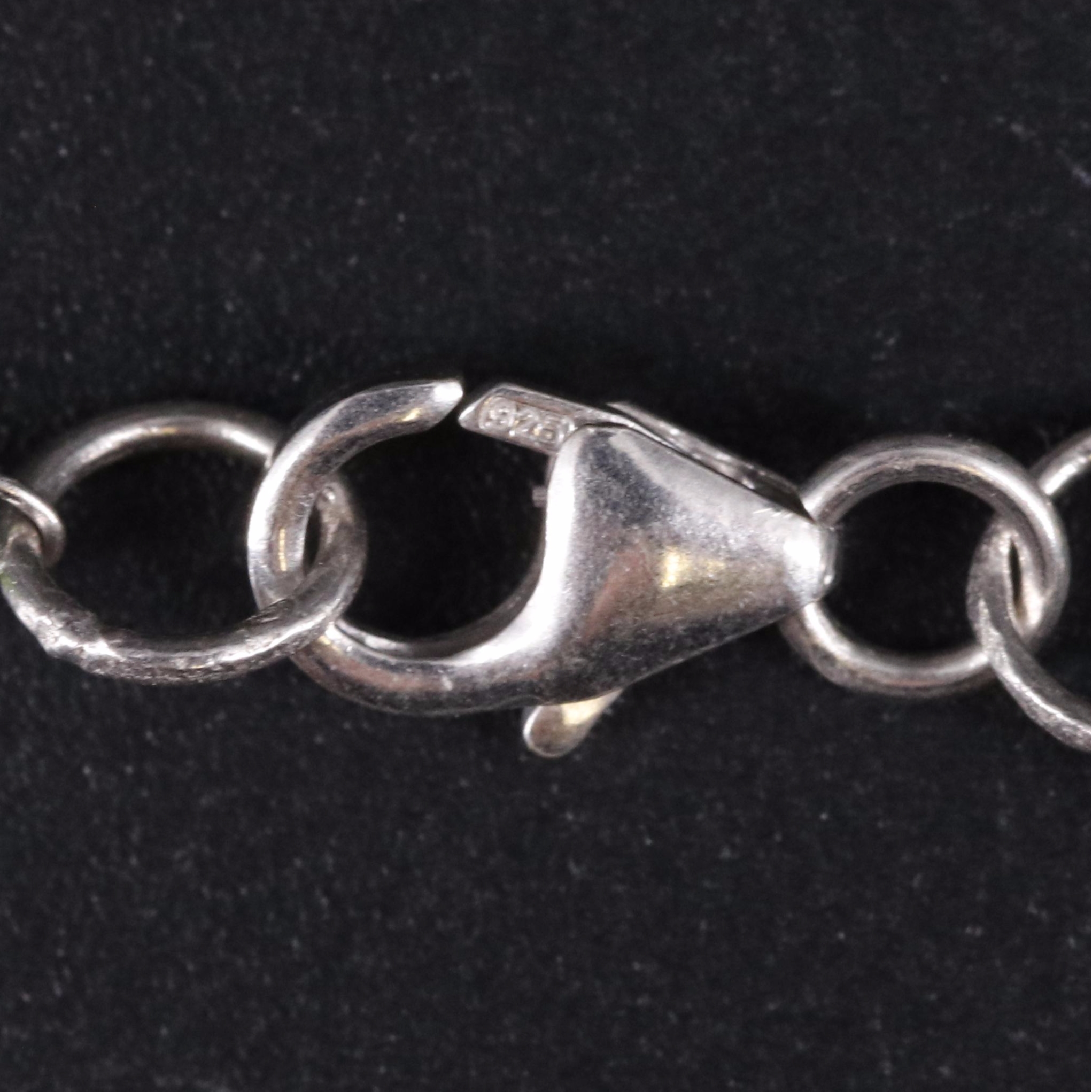 Sterling Multi Gemstone Necklace