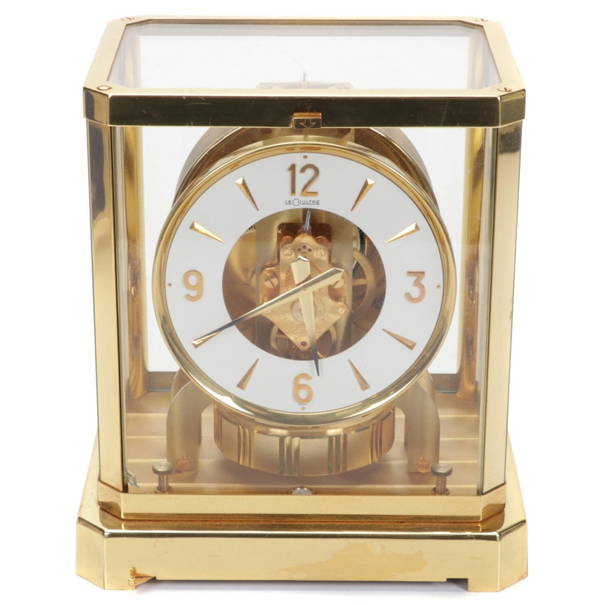 Jaeger-LeCoultre Atmos Table Clock with Case, Mid-20th Century
