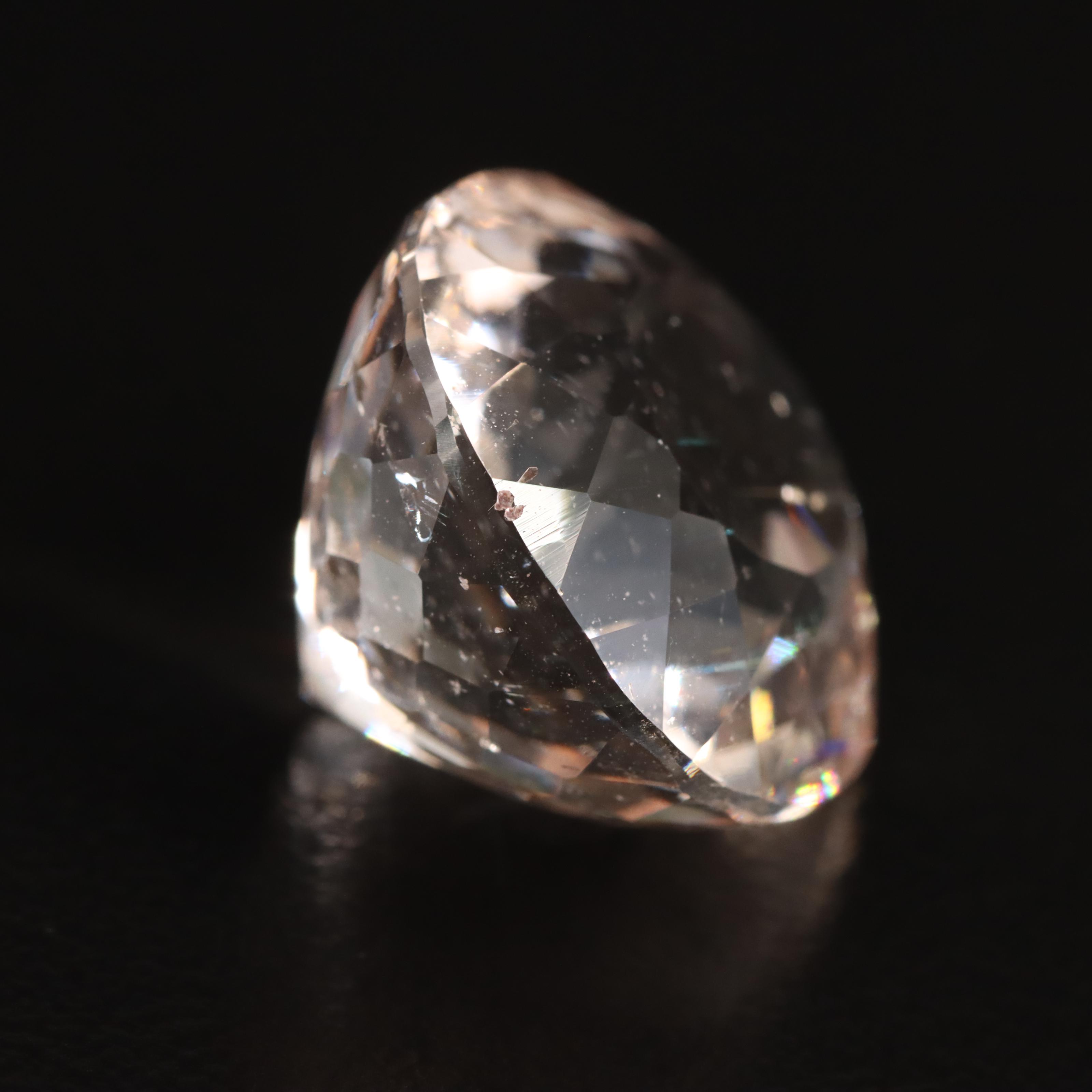 Loose 23.95 CT Oval Faceted Morganite