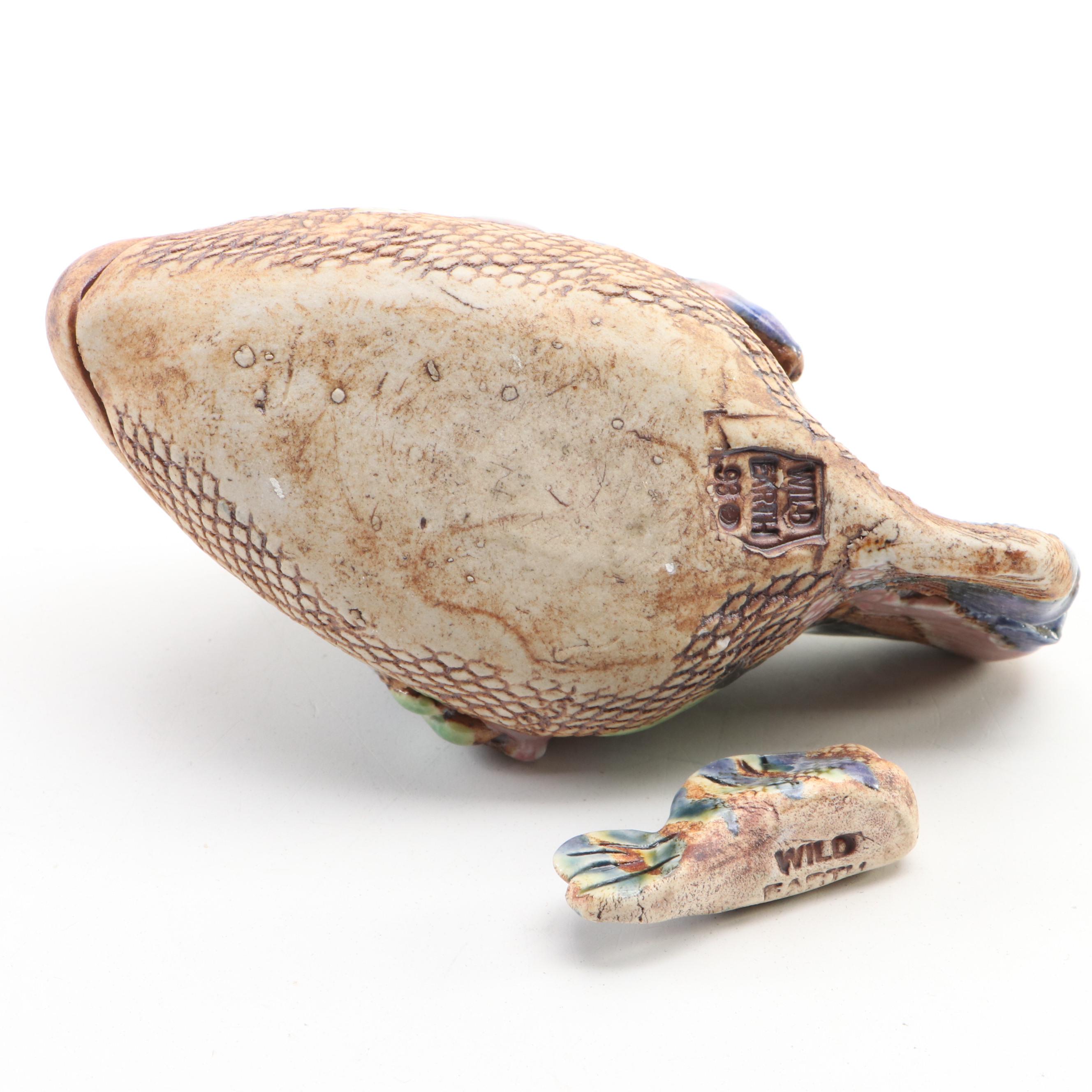 Wild Earth Stoneware Animal Figurines, 1993