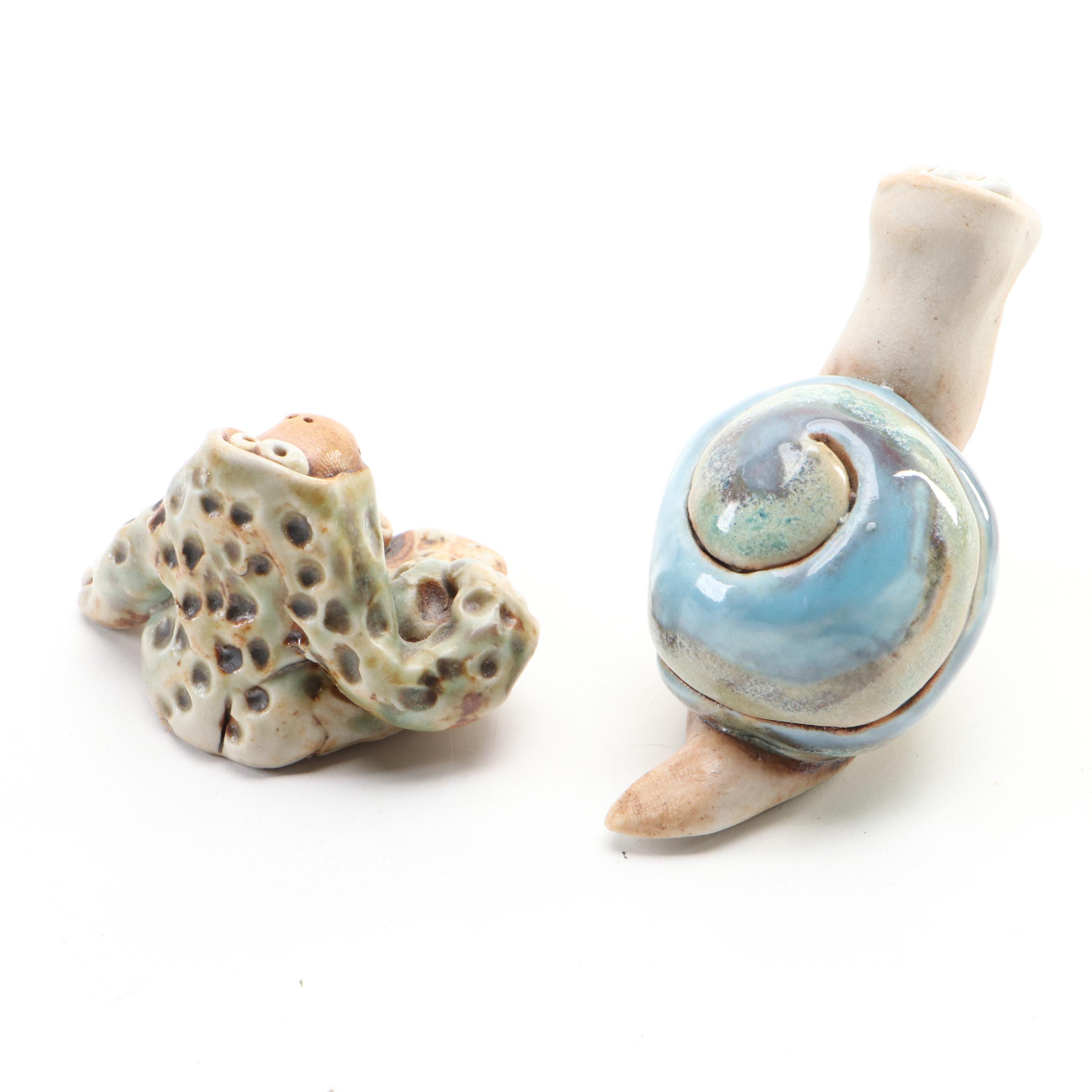 Wild Earth Stoneware Animal Figurines, 1993