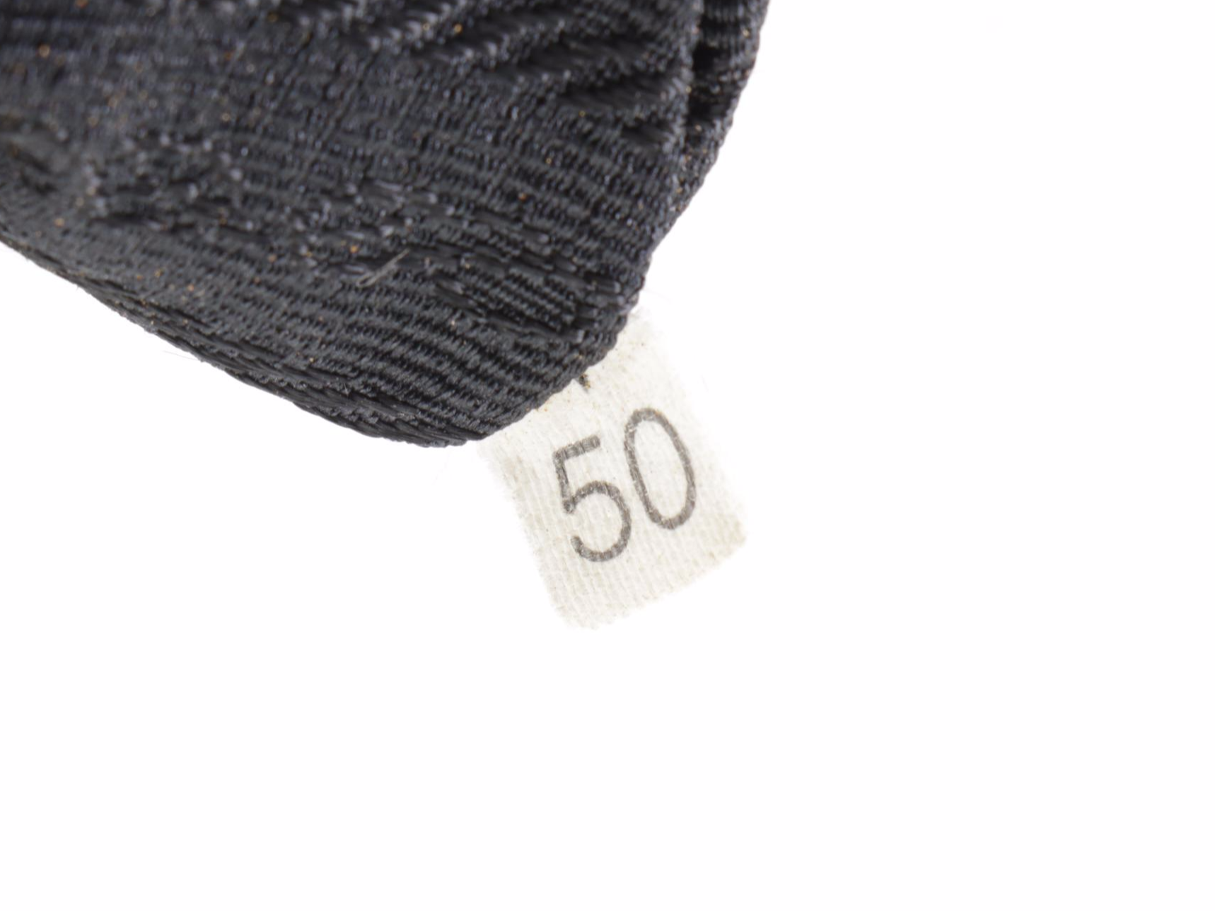 Prada Small Zip Handbag in Black Nylon Gabardine and Croc-Effect Leather