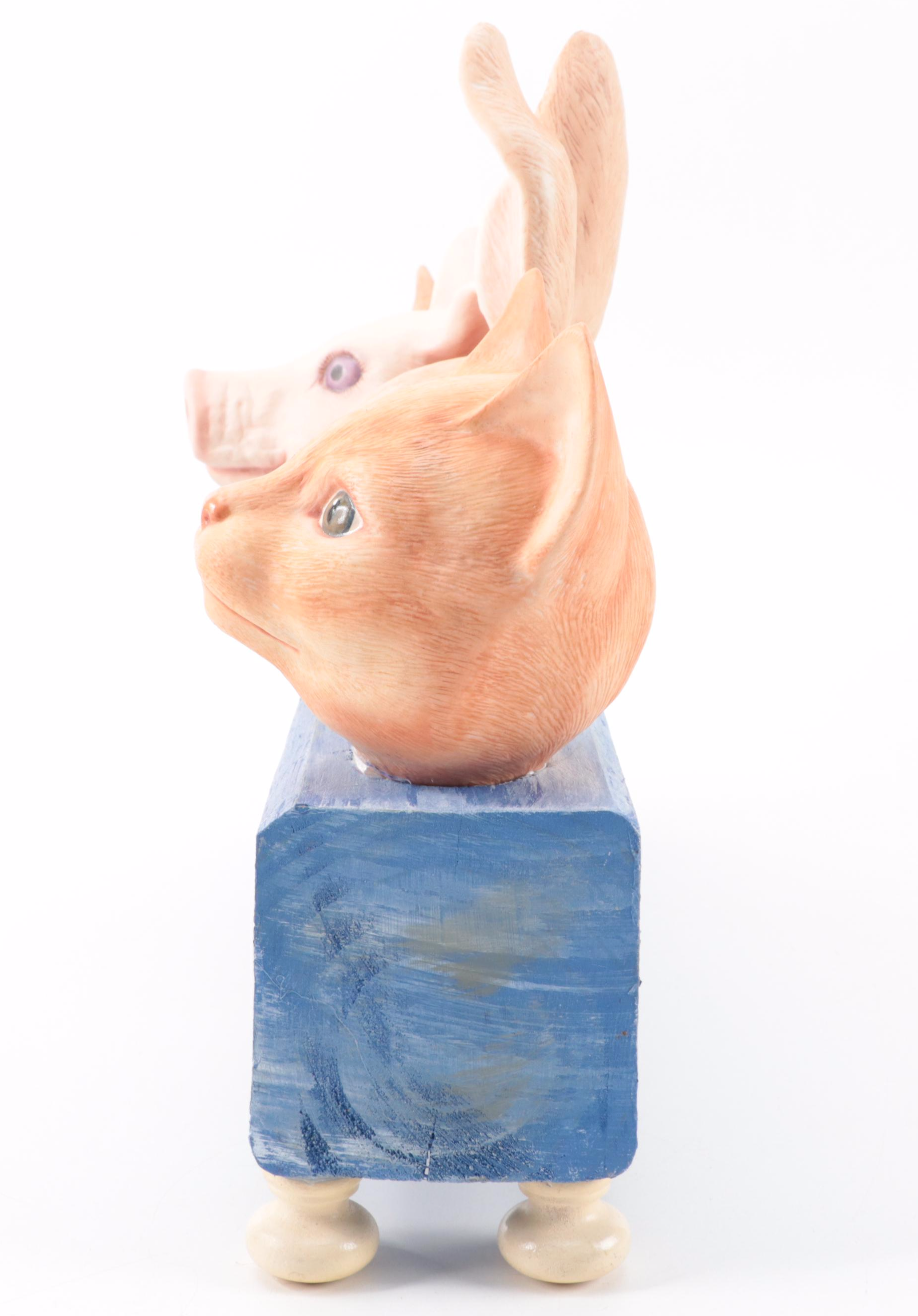 Surreal Mixed Media Sculpture of Animals