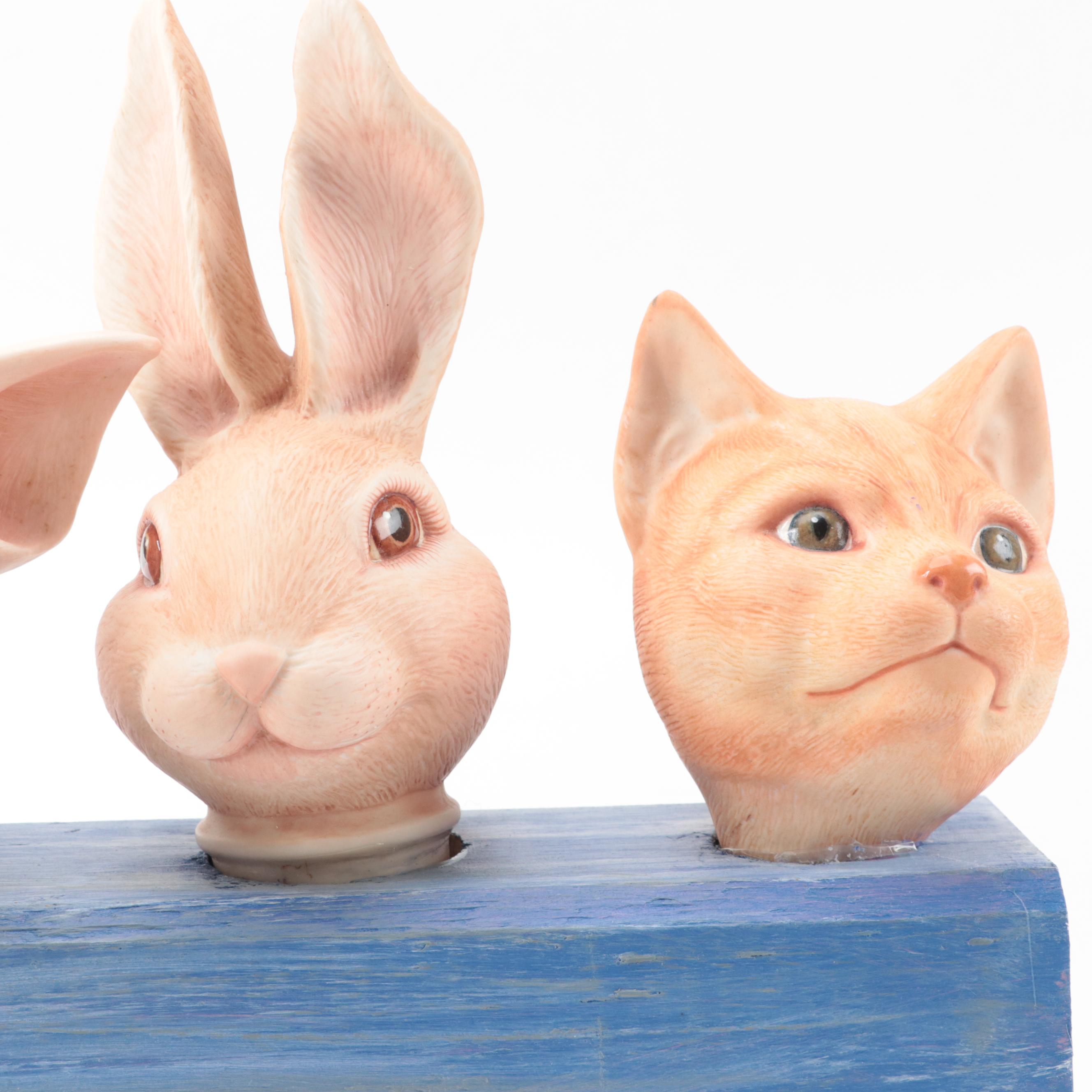 Surreal Mixed Media Sculpture of Animals