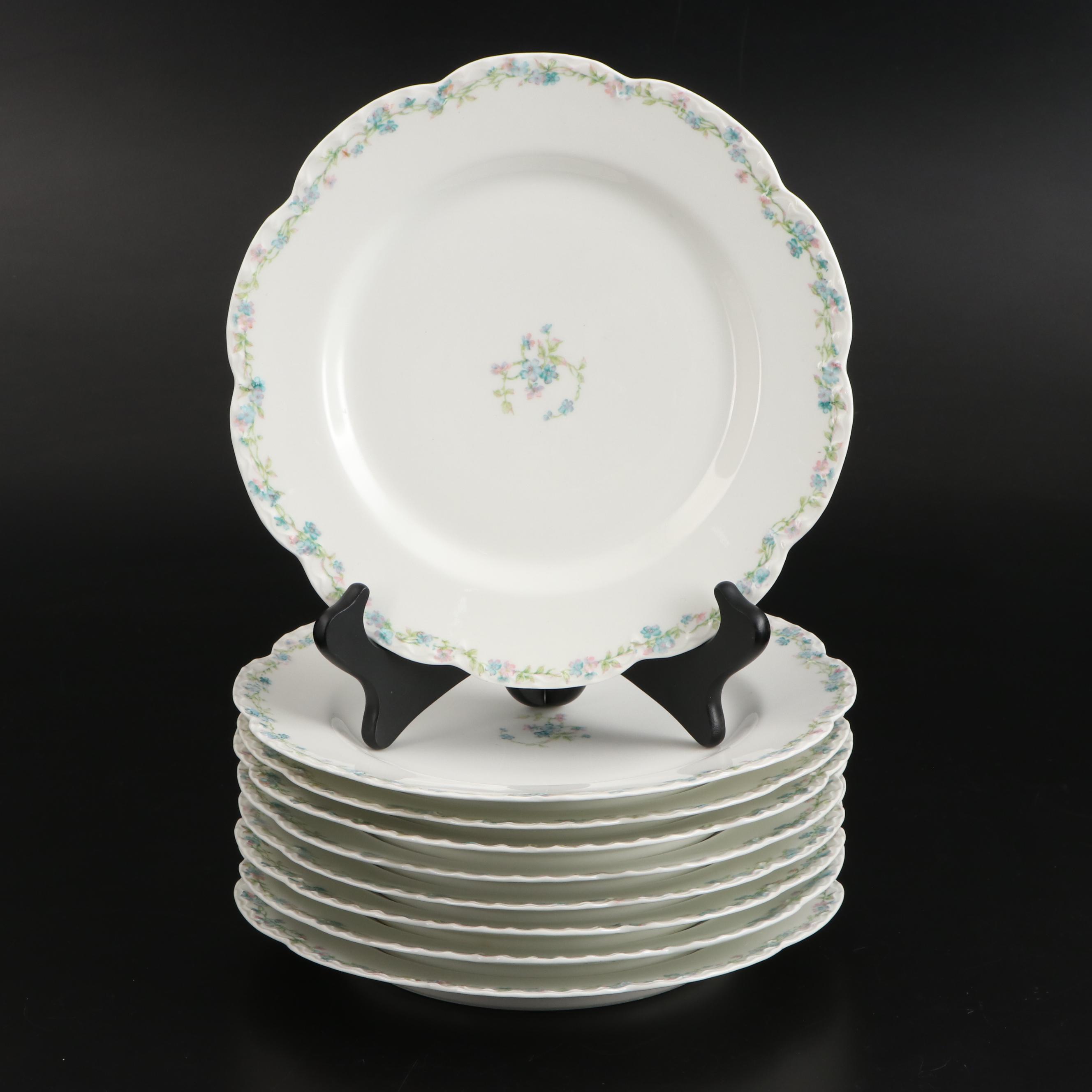 Haviland "The Princess" and Other Floral Motif Limoges Porcelain Dinnerware