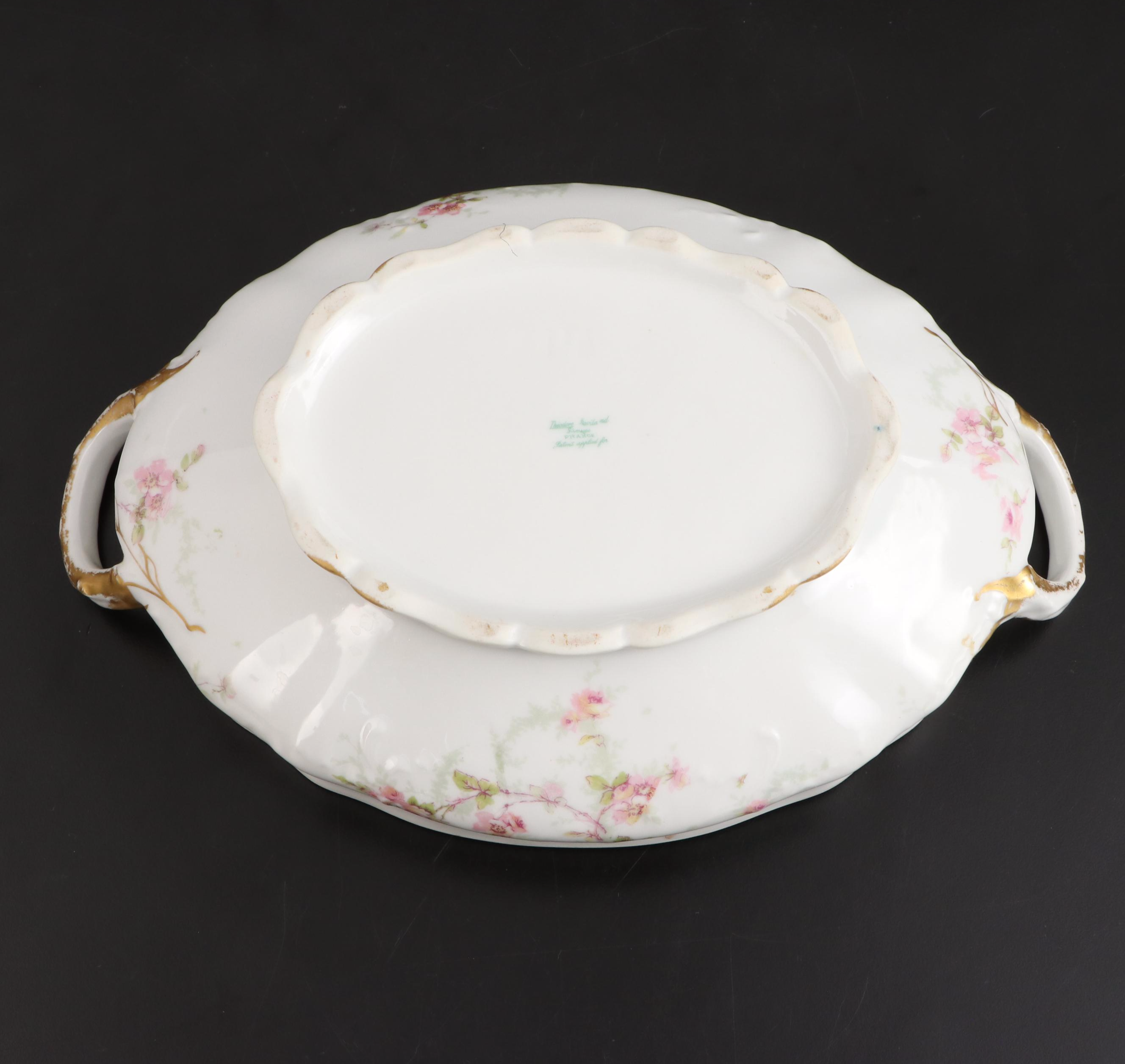Haviland "The Princess" and Other Floral Motif Limoges Porcelain Dinnerware