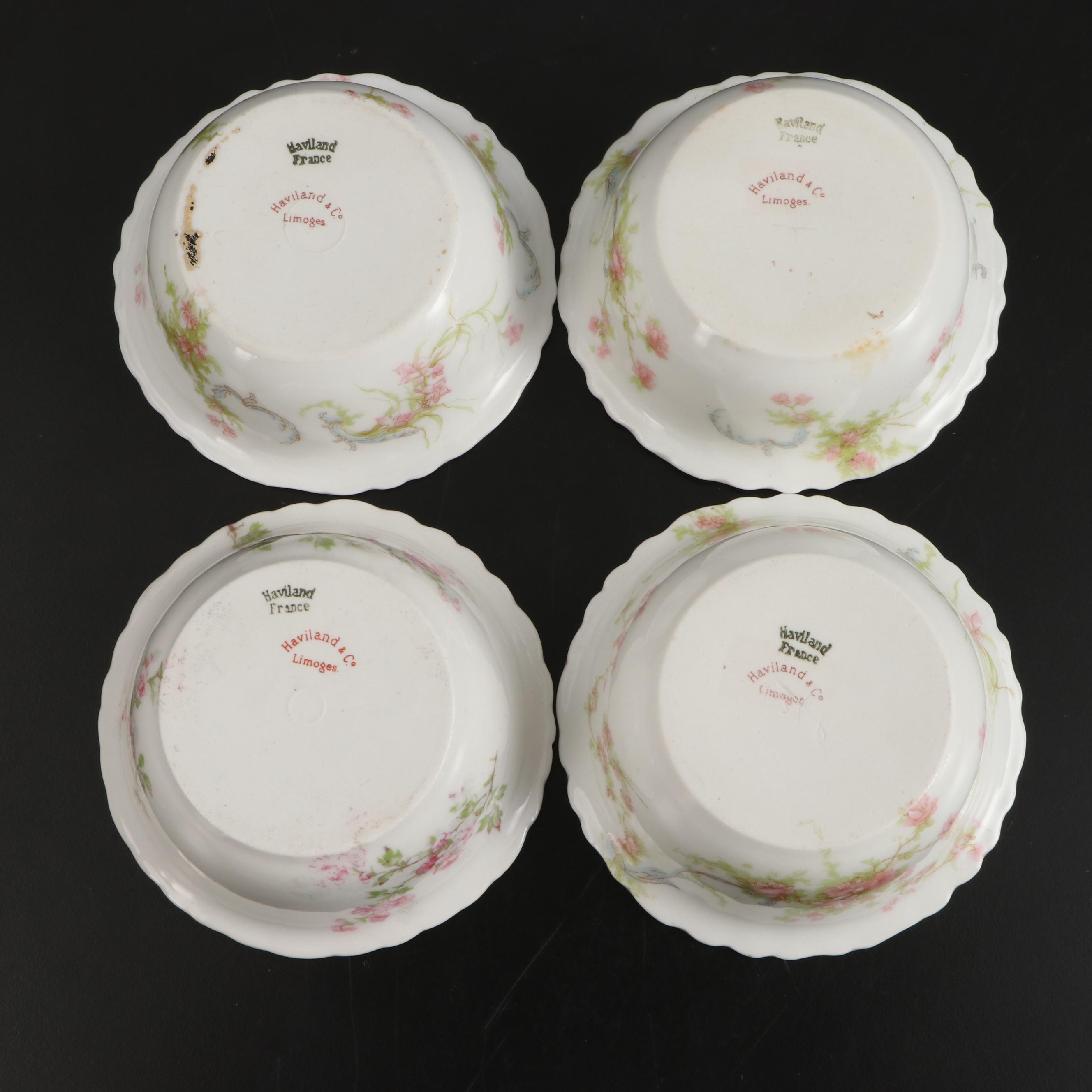 Haviland "The Princess" and Other Floral Motif Limoges Porcelain Dinnerware