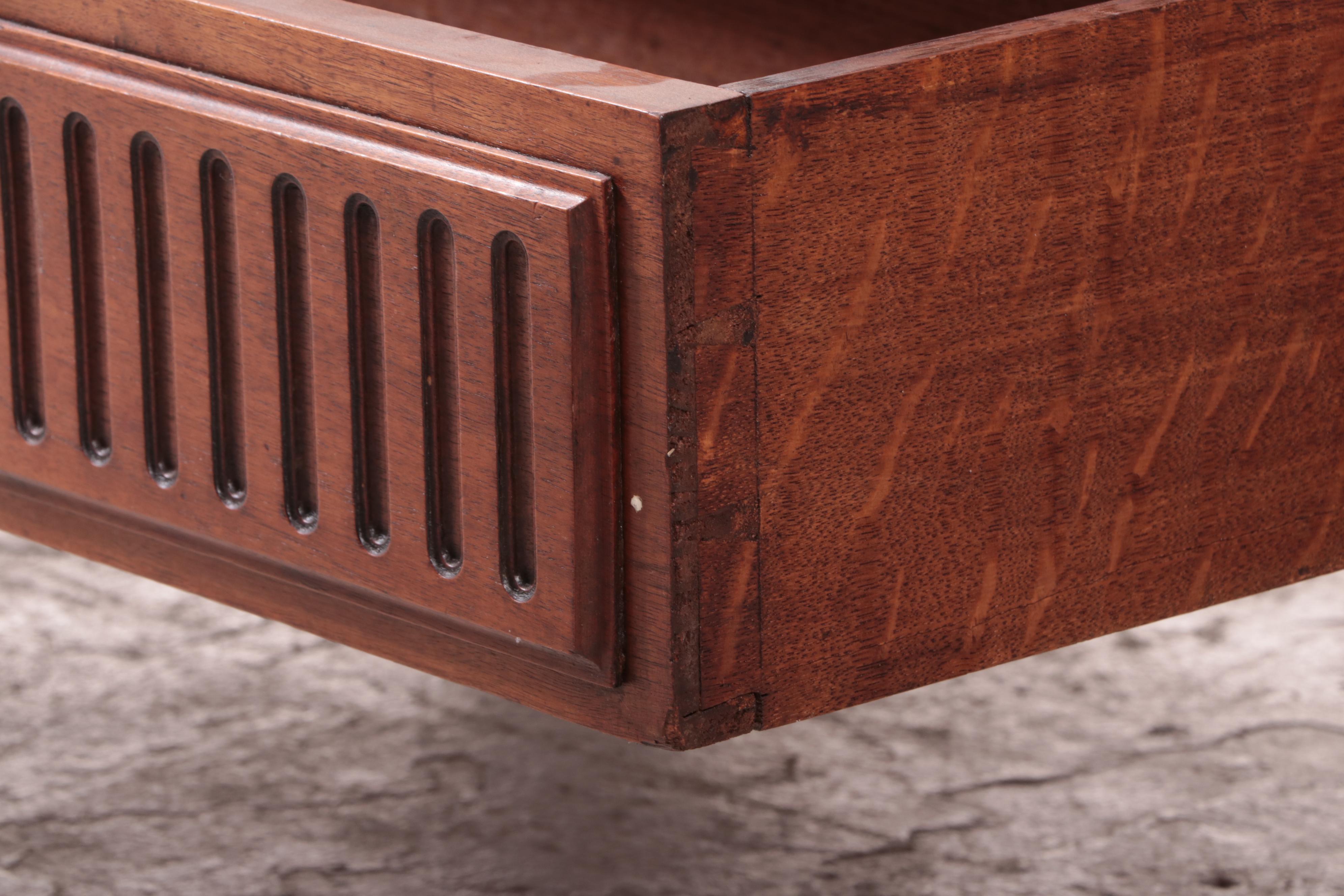 French Louis XVI Style Walnut Display Cabinet, Late 19th/Early 20th Century