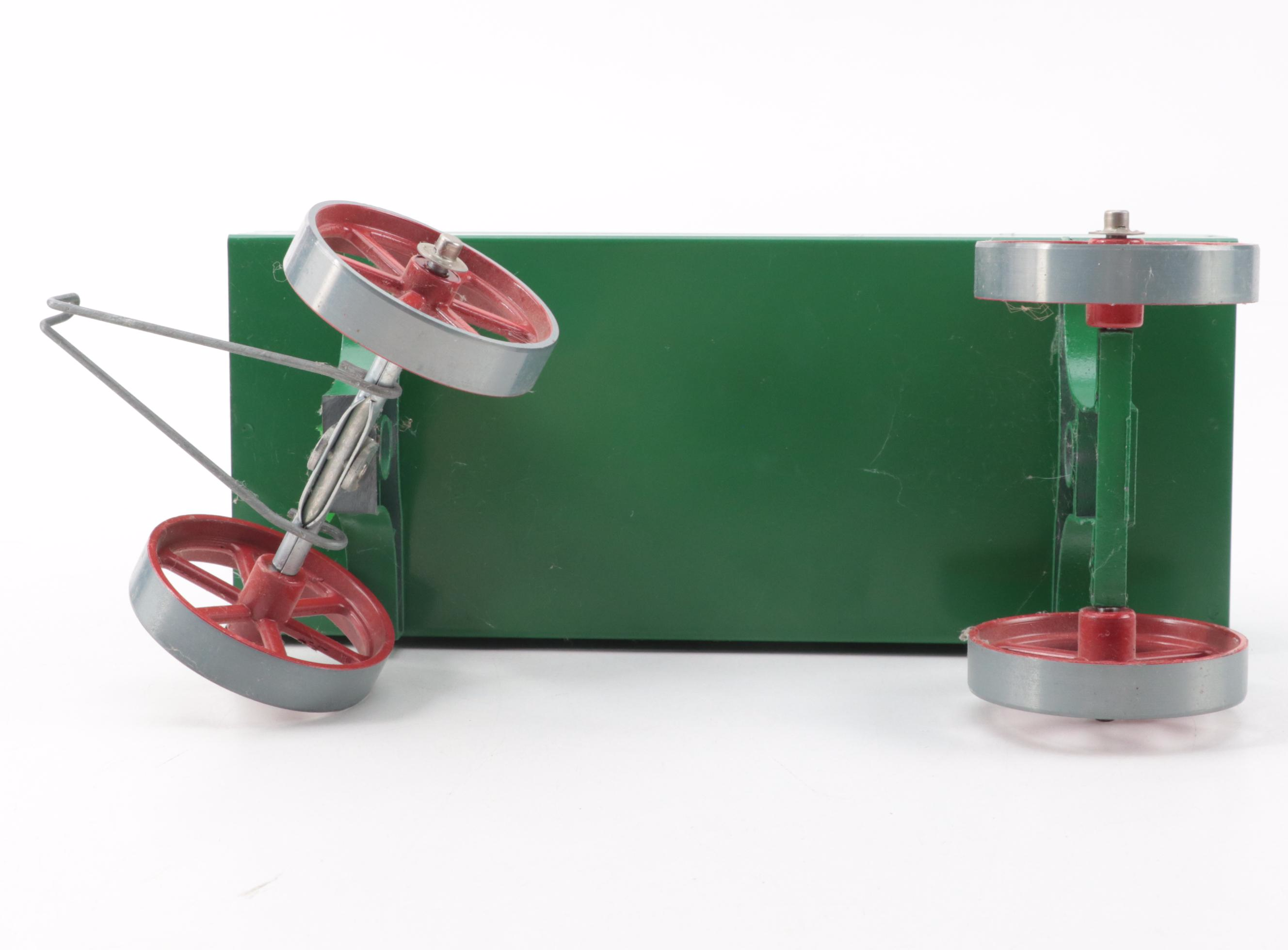 Wilesco and Mamod Metal Toy Steam Traction Engine and Wagon