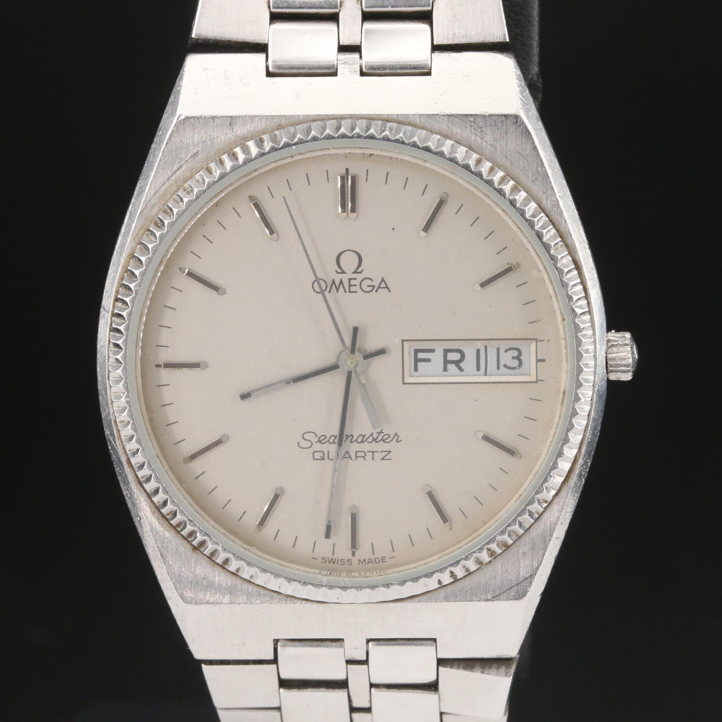 Omega Seamaster Day/Date Quartz Watch