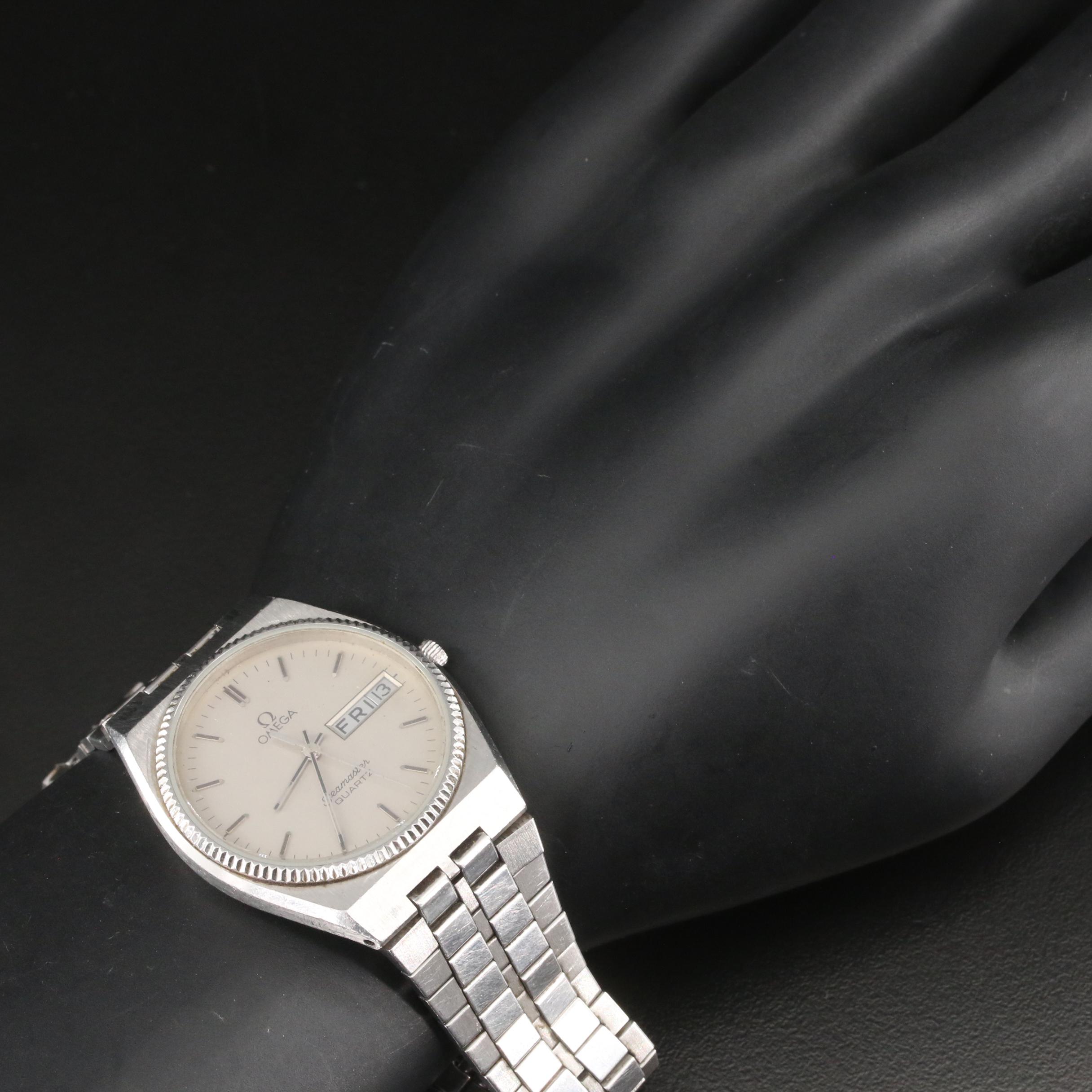 Omega Seamaster Day/Date Quartz Watch