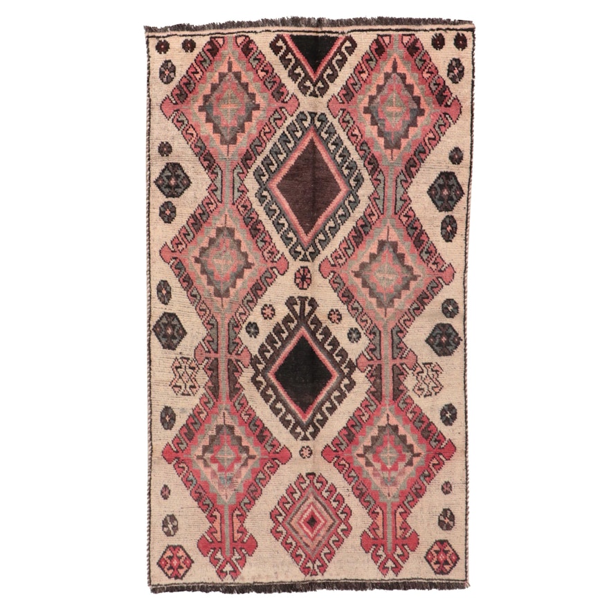3'11 x 7' Hand-Knotted Persian Yalameh Area Rug