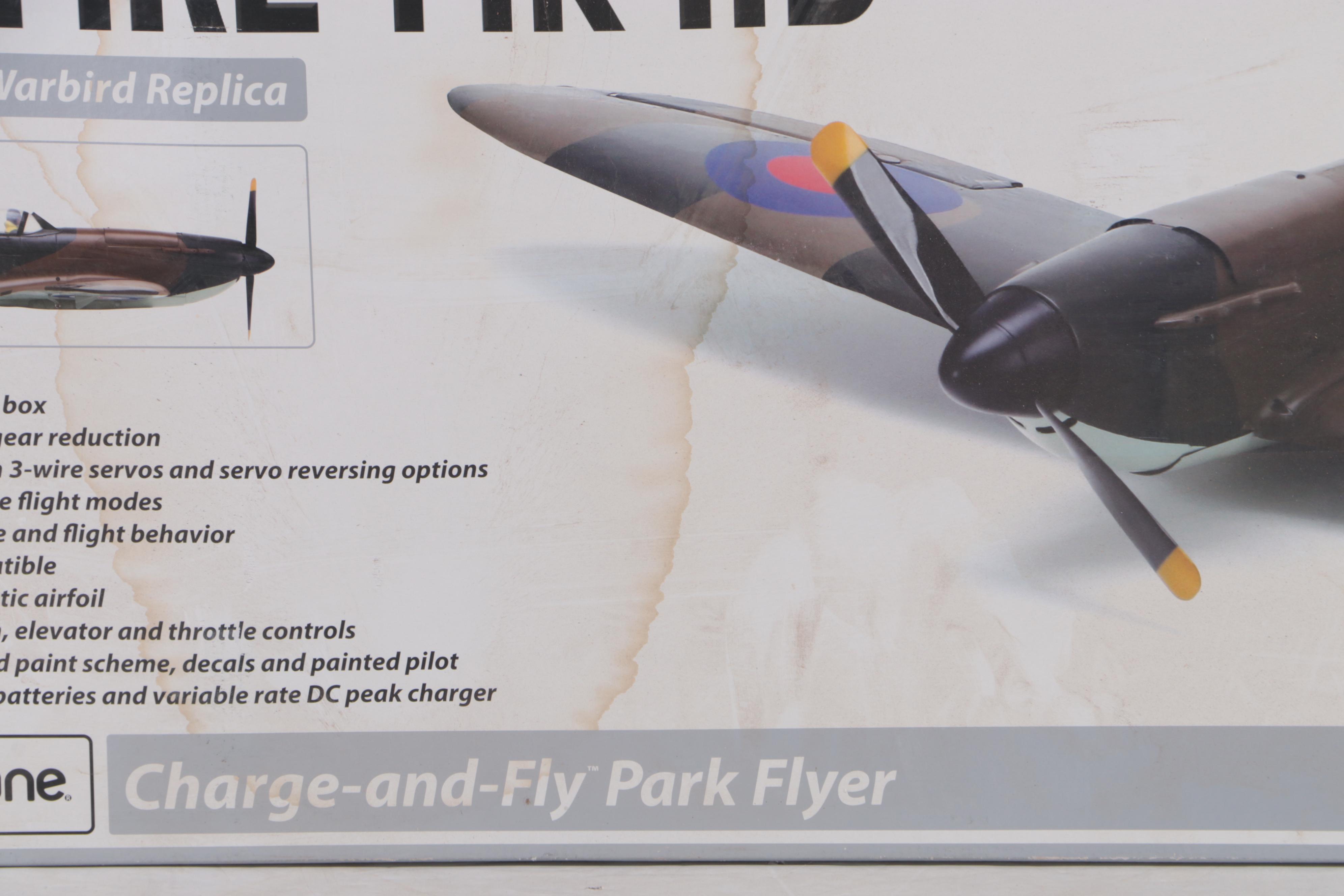 Parkzone Supermarine Spitfire Mk IIB Remote-Control Model WWII Airplane Kit