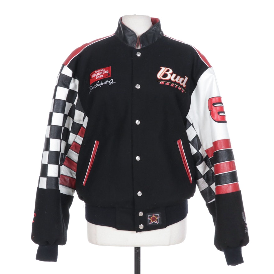 Dale Earnhardt Jr. NASCAR Winston Cup Series Reversible Budweiser Jacket